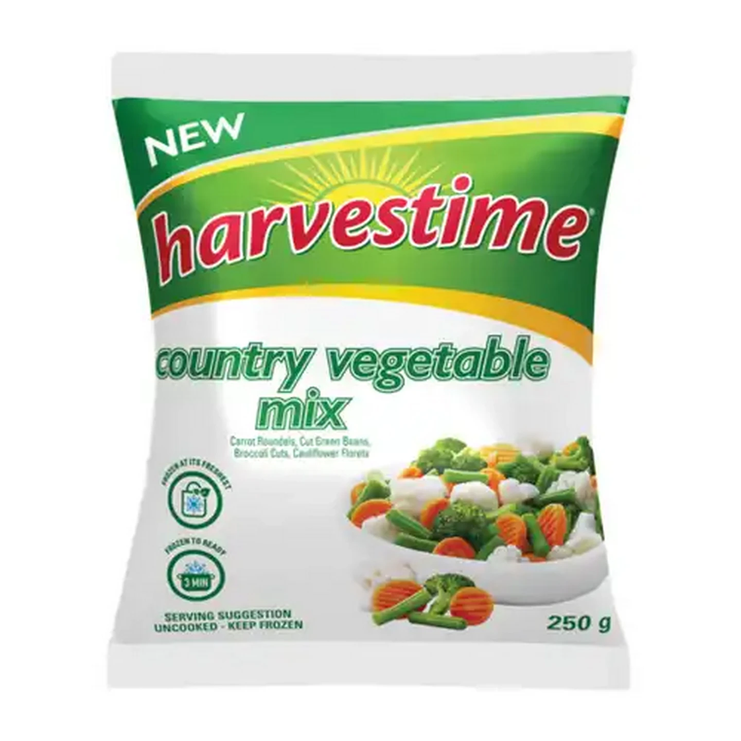 Image of Harvestime Frozen Country Vegetable Mix 250g