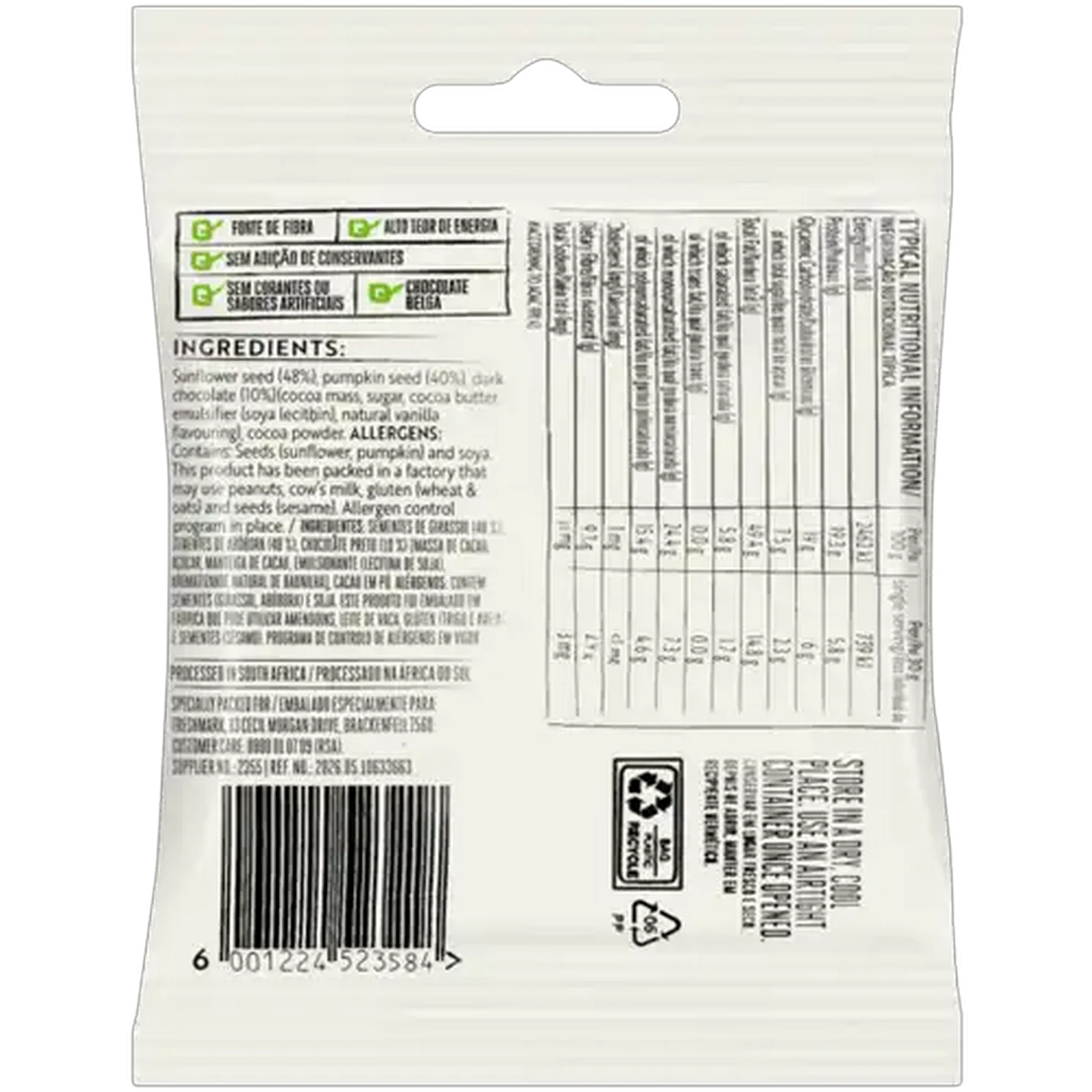 Image of Simple Truth Dark Chocolate Dusted Seed Mix 30g
