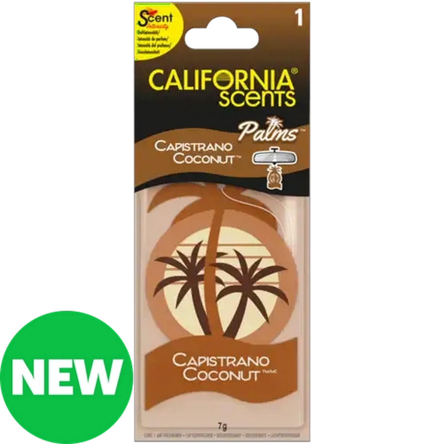 Image of California Scents Capistrano Coconut Palms Air Freshener 7g