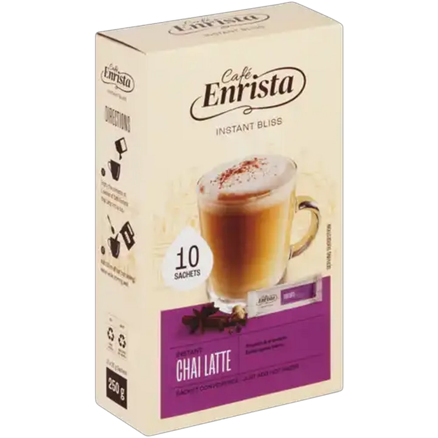 Image of Café Enrista Instant Chai Latte 10 x 25g