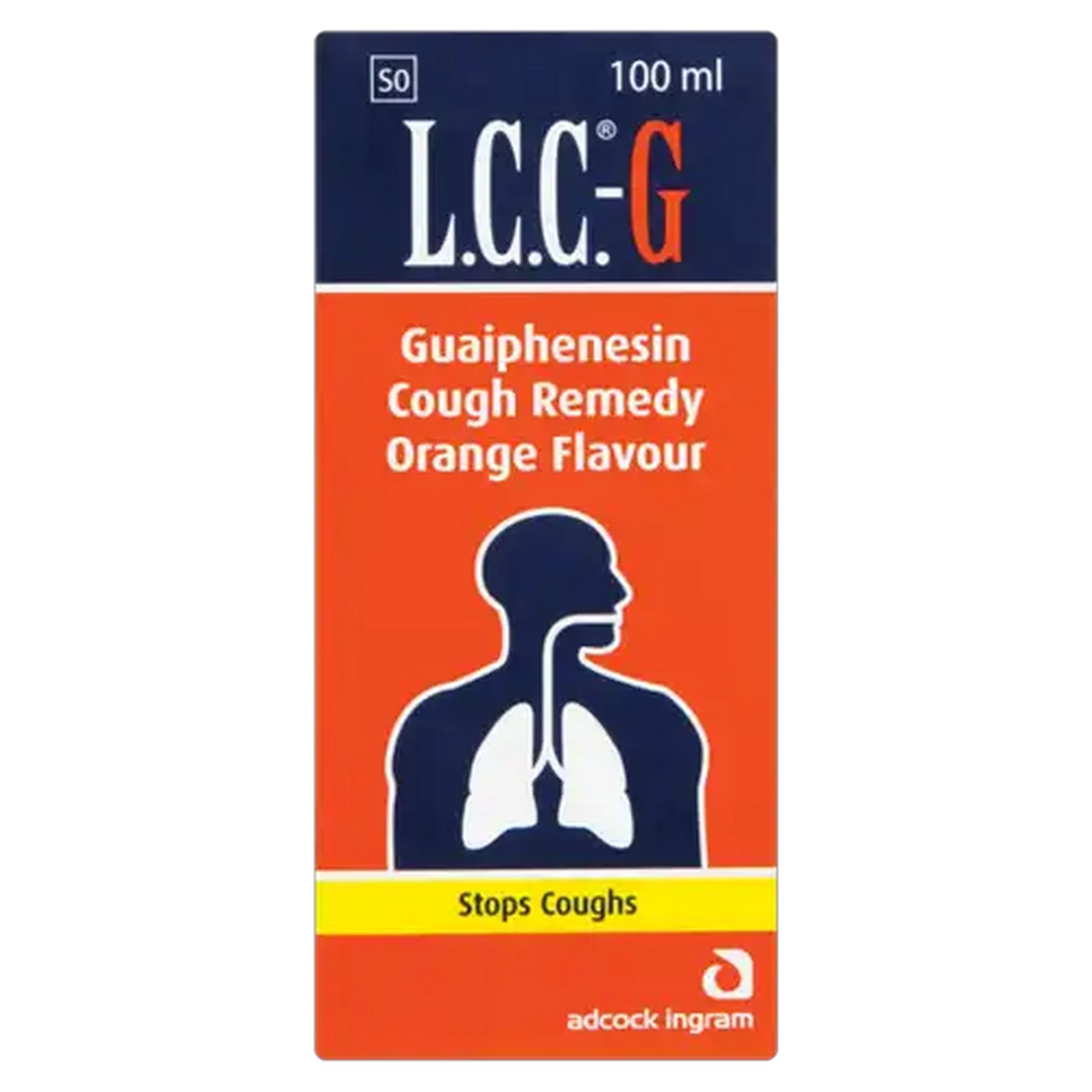 Image of LCC Orange Flavoured Cough Syrup 100ml