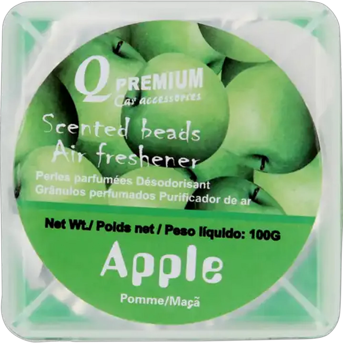 Image of Q Premium Apple Scented Air Freshener Beads 100g