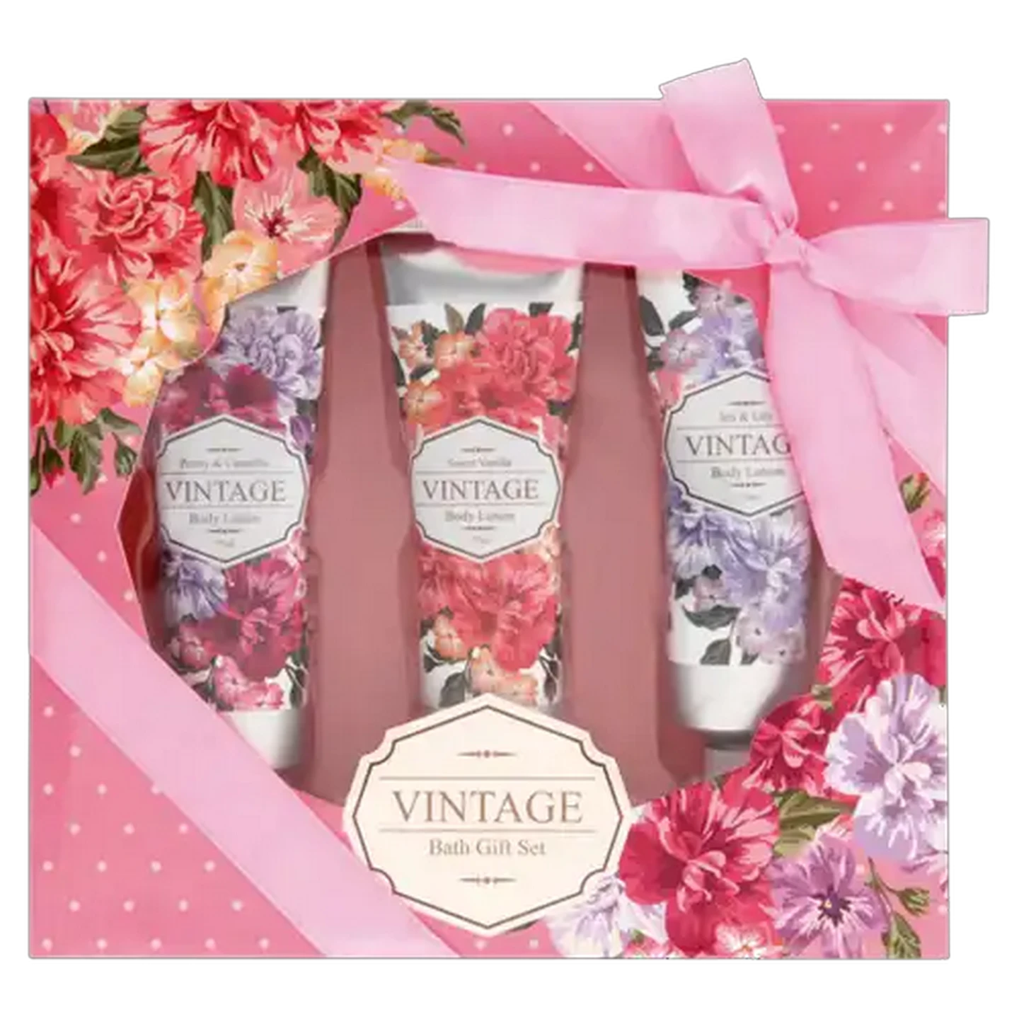 Image of Vintage Assorted Bath Soap Gift Set 3 Piece