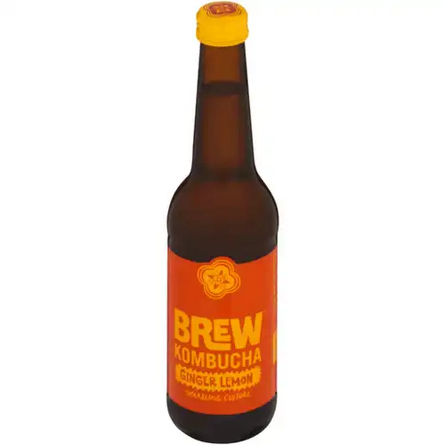 Image of Brew Ginger Lemon Kombucha 340ml