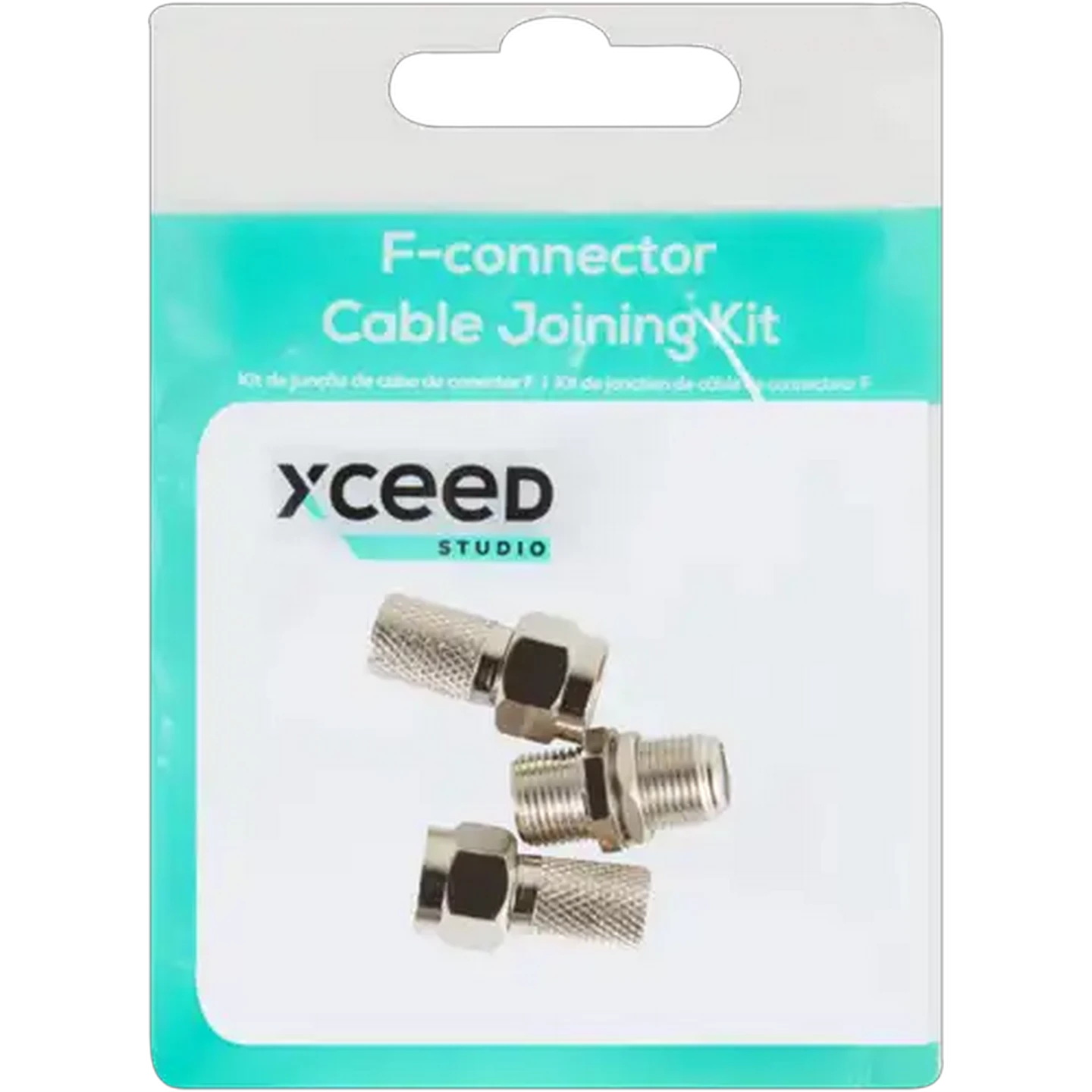 Image of Xceed Studio F-Connector Cable Joining Kit 3-Pack