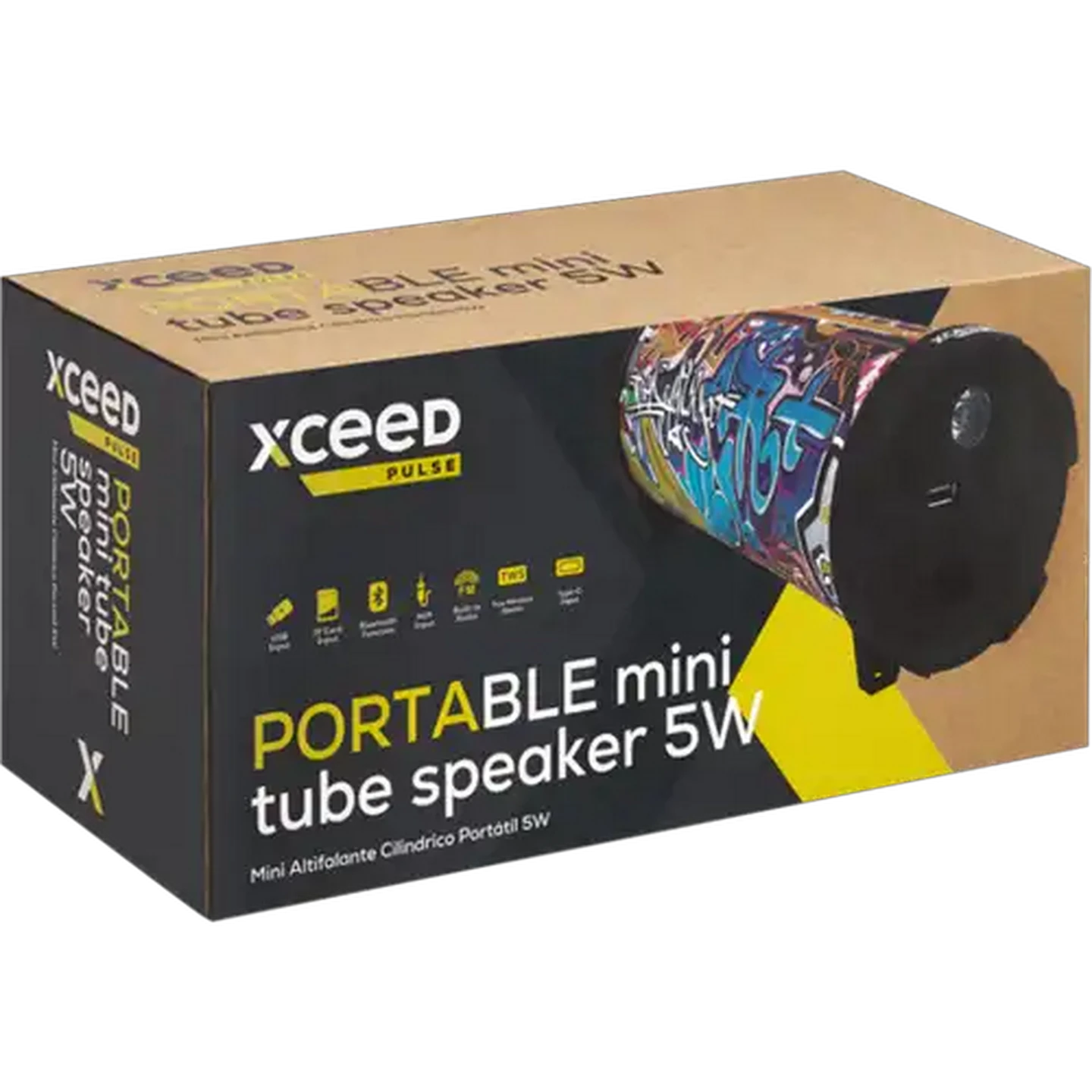Image of Xceed Graffiti Portable Bluetooth Mini Tube Speaker 5W