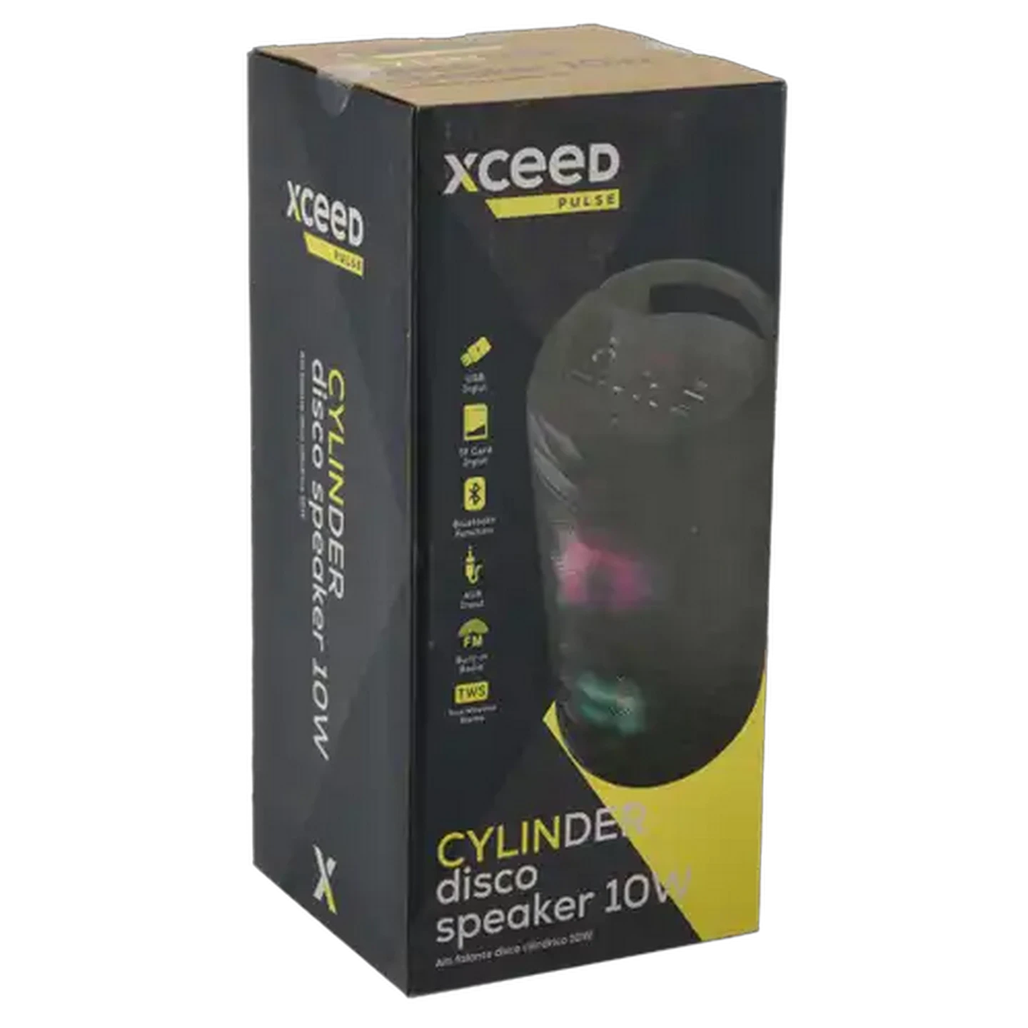 Image of Xceed Pulse Cylinder Disco Bluetooth Speaker 10W