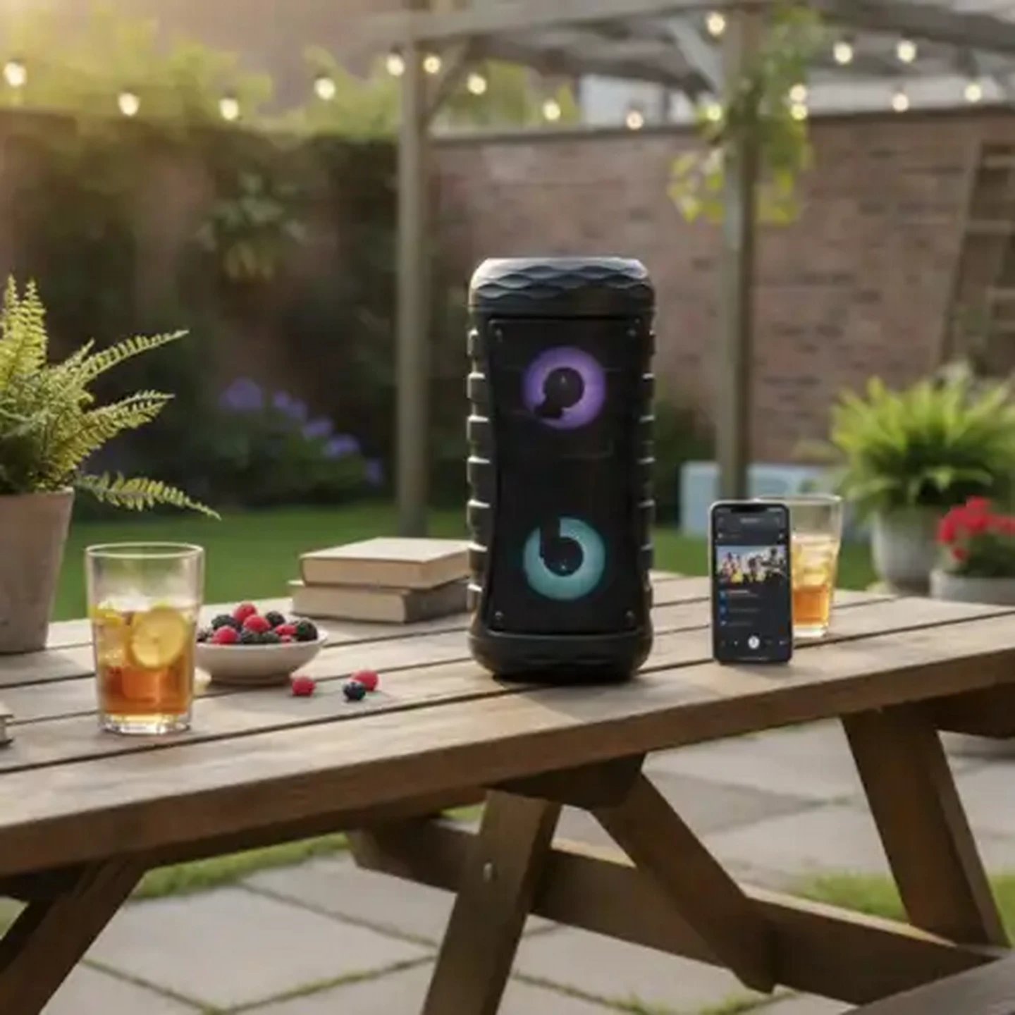 Image of Xceed Pulse Cylinder Disco Bluetooth Speaker 10W