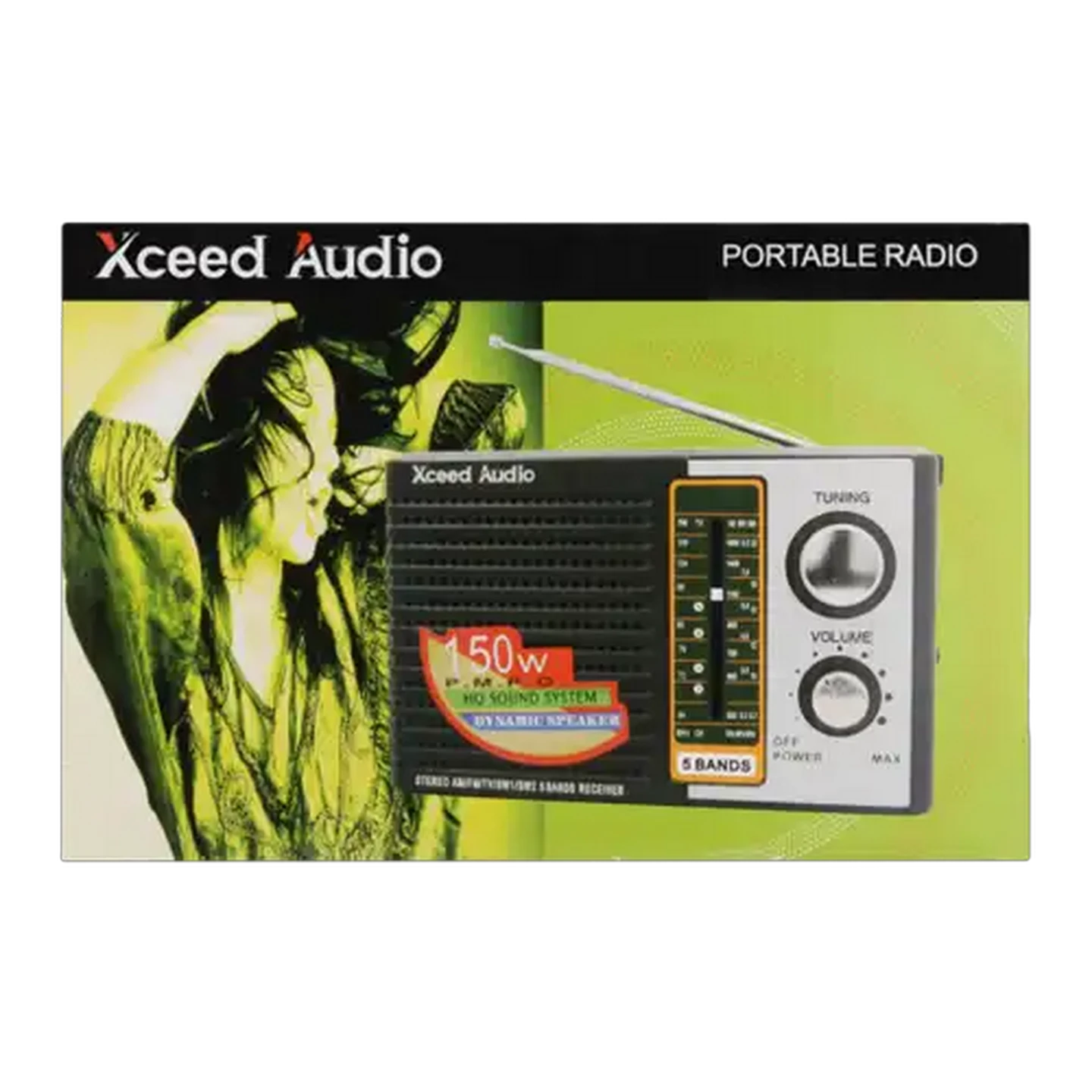Image of Xceed Pulse 5-Band Portable Radio