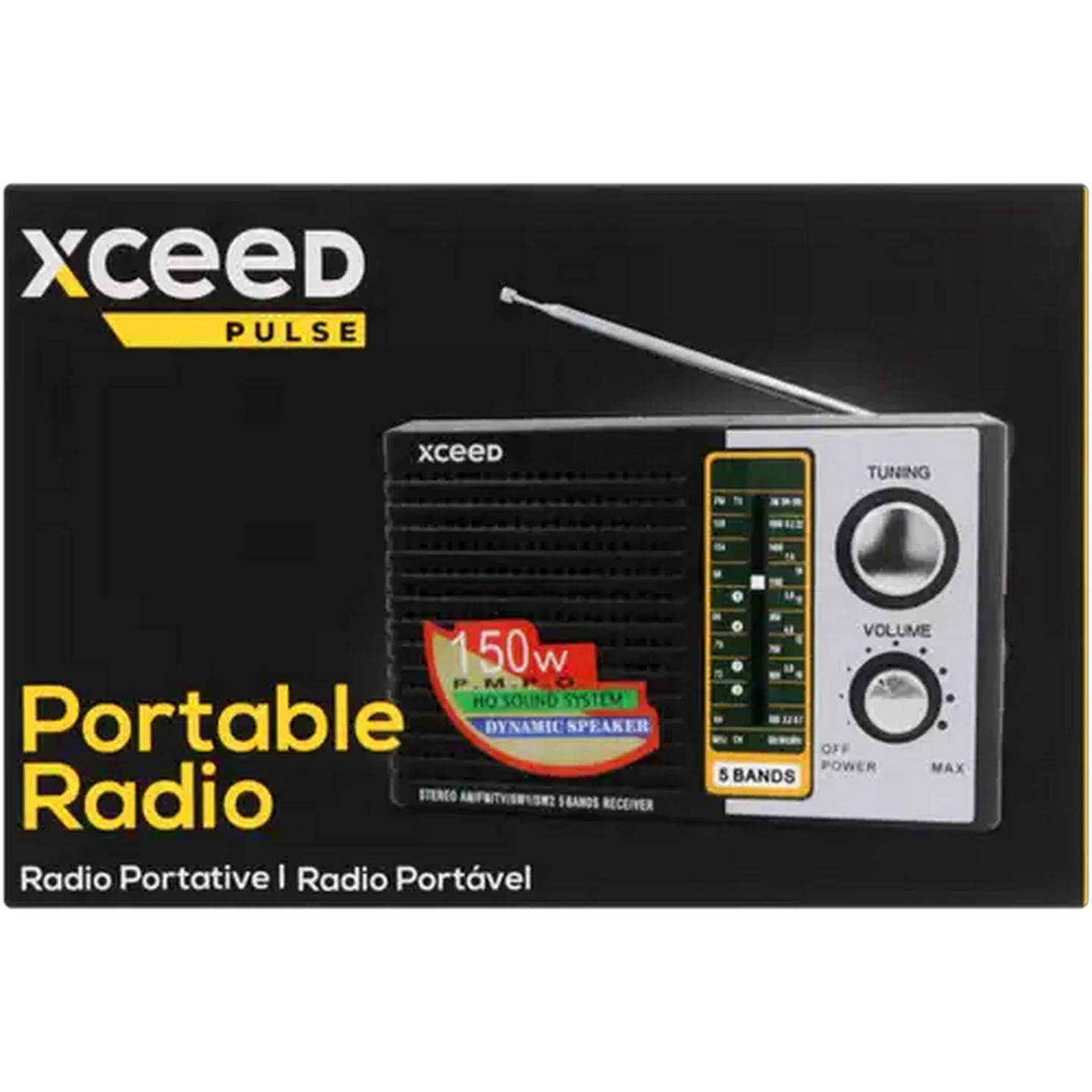 Image of Xceed Pulse 5-Band Portable Radio
