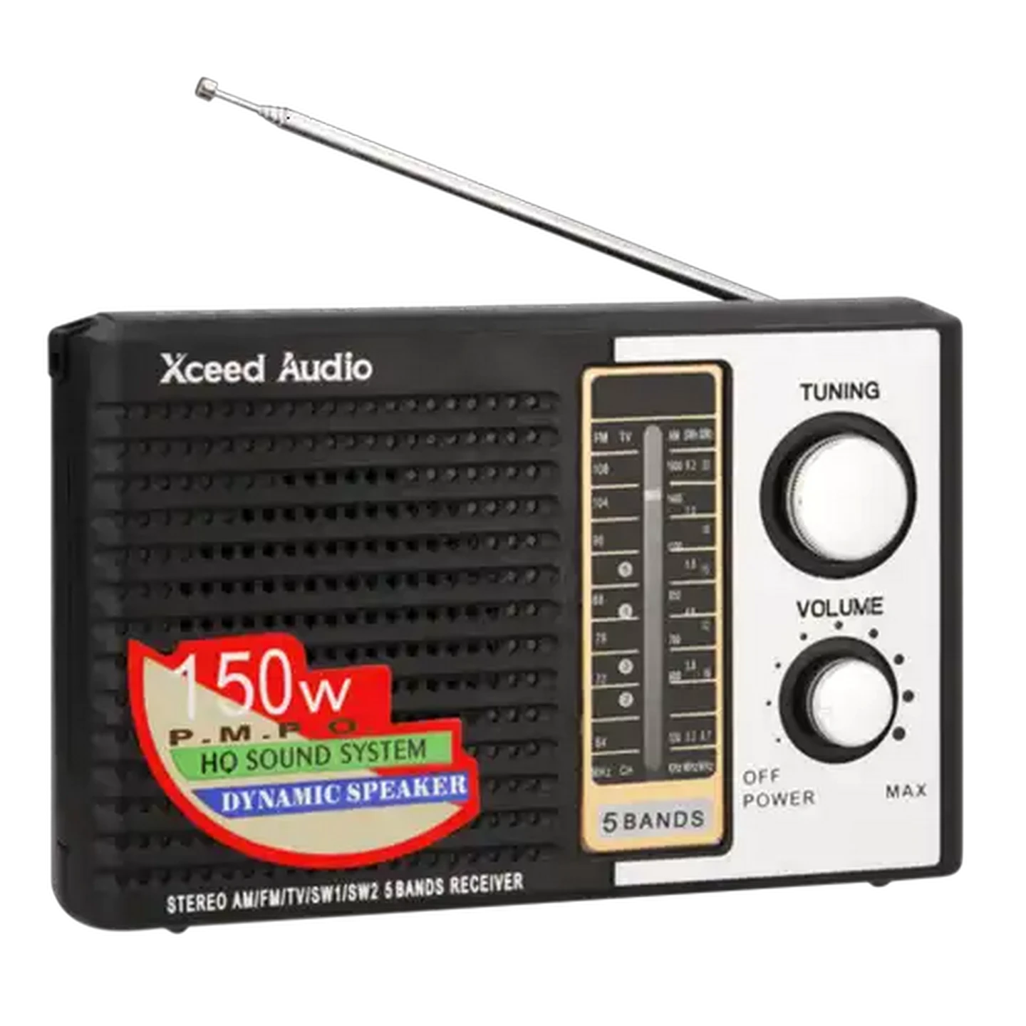 Image of Xceed Pulse 5-Band Portable Radio
