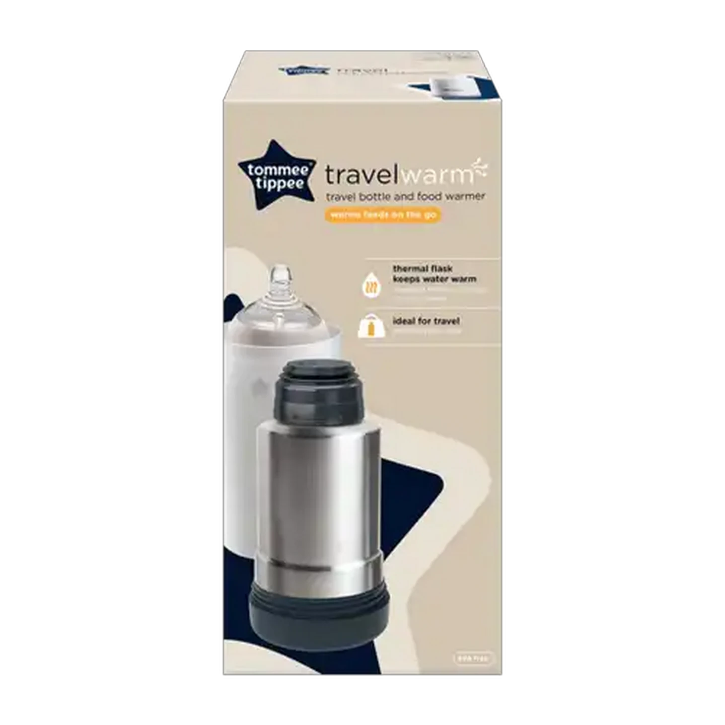 Image of Tommee Tippee Stainless Steel Travel Bottle Warmer