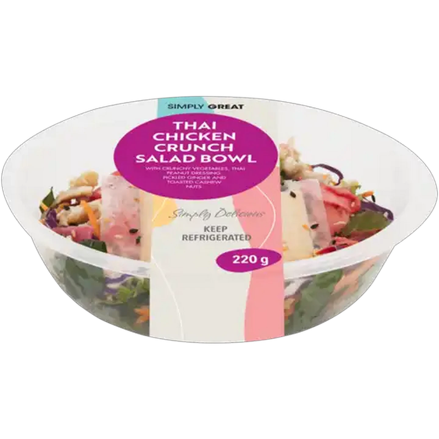Image of Simply Great Thai Chicken Crunch Salad Meal 230g