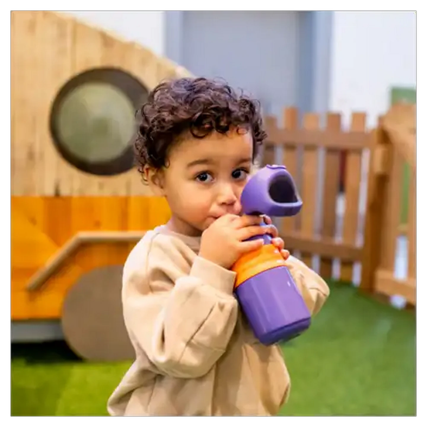 Image of Tommee Tippee Purple Flip Top Sportee Cup 18 Months+ 500ml
