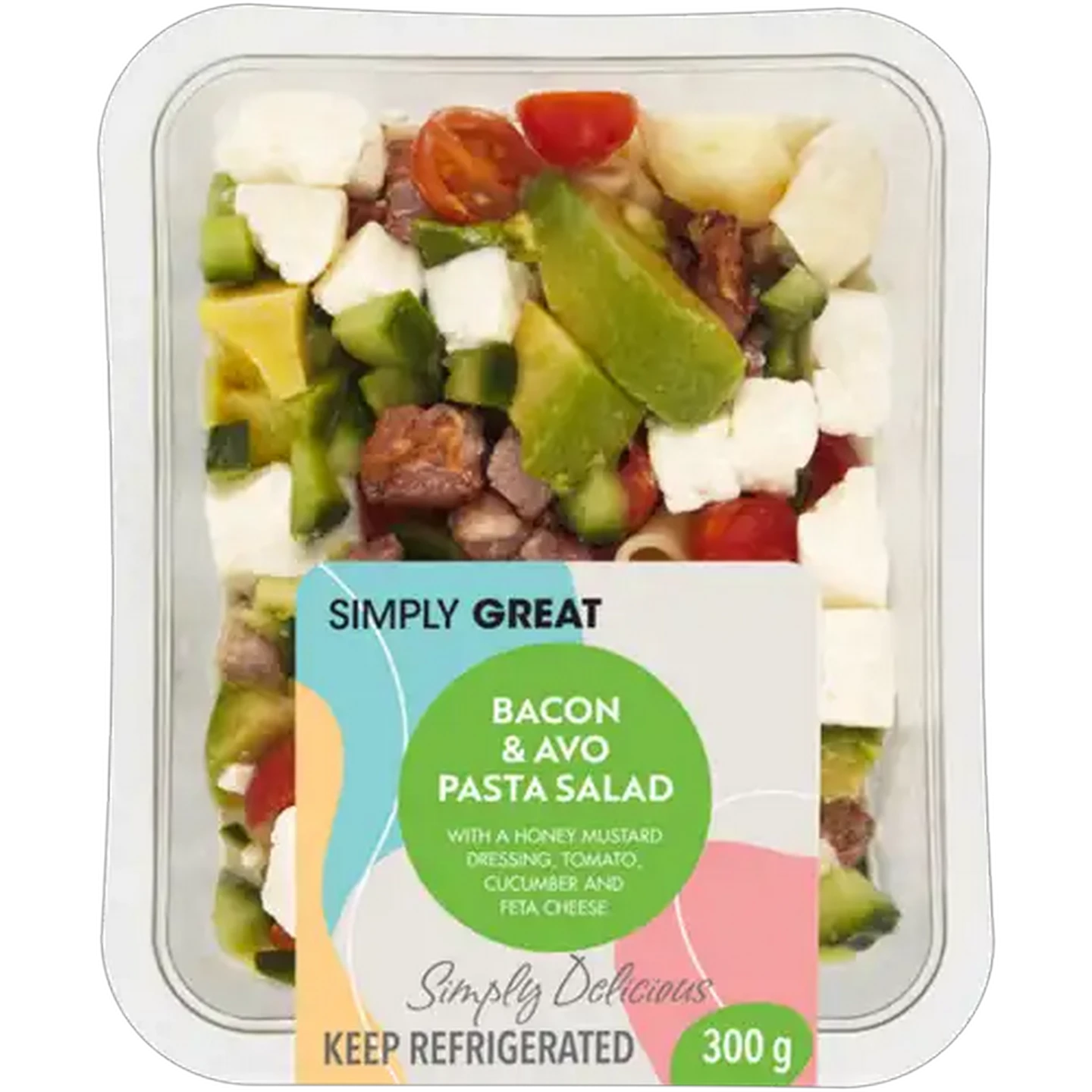 Image of Simply Great Bacon & Avo Pasta Salad 300g