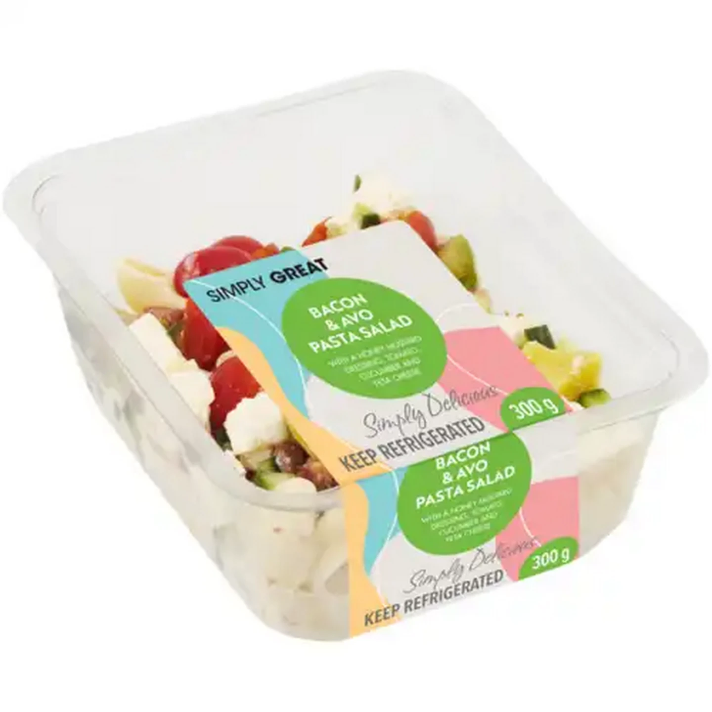 Image of Simply Great Bacon & Avo Pasta Salad 300g