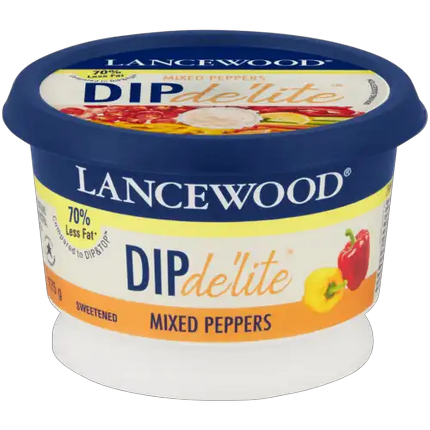 Image of LANCEWOOD Dip De'lite Mixed Peppers Dip 175g