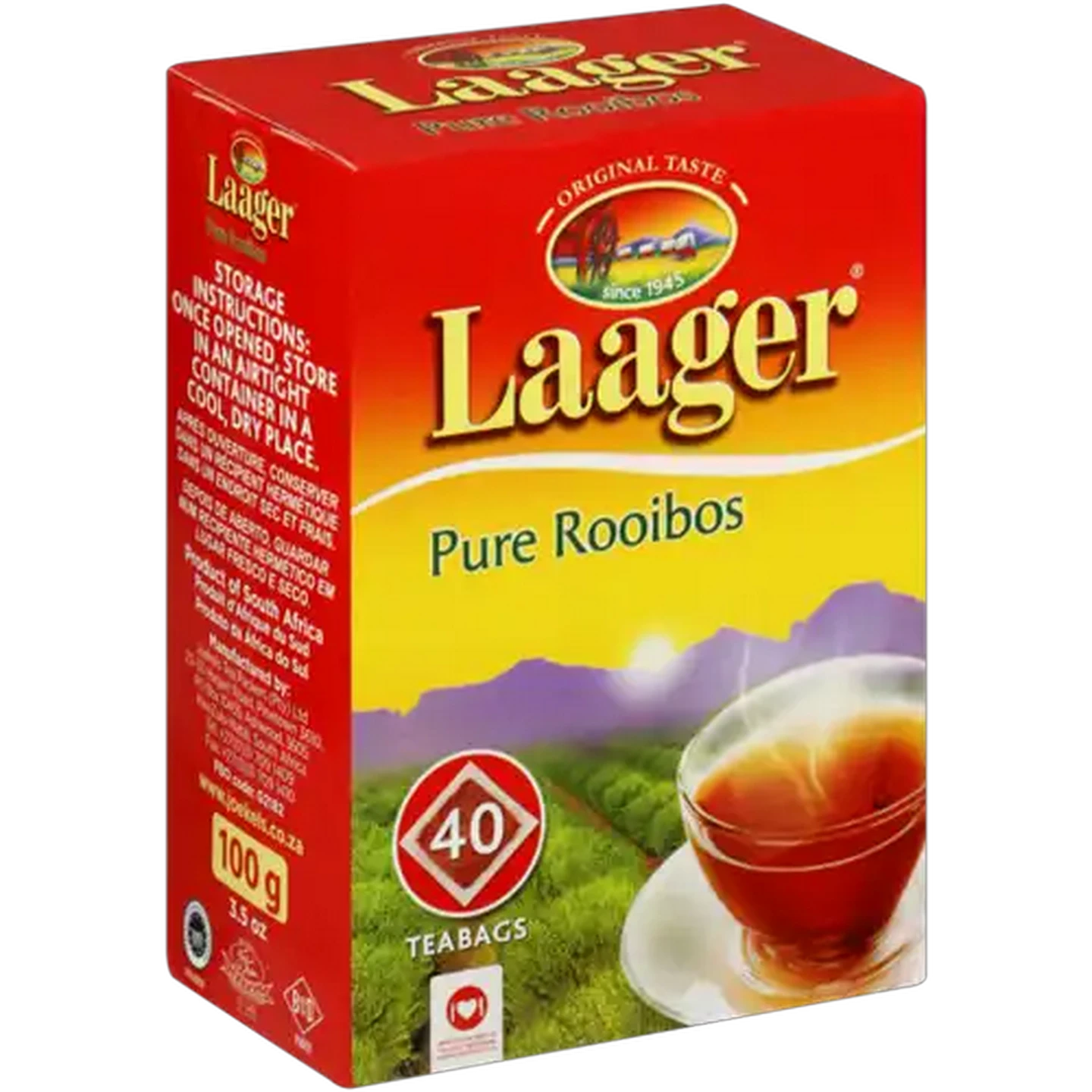 Image of Laager Rooibos Teabags 40 Pack