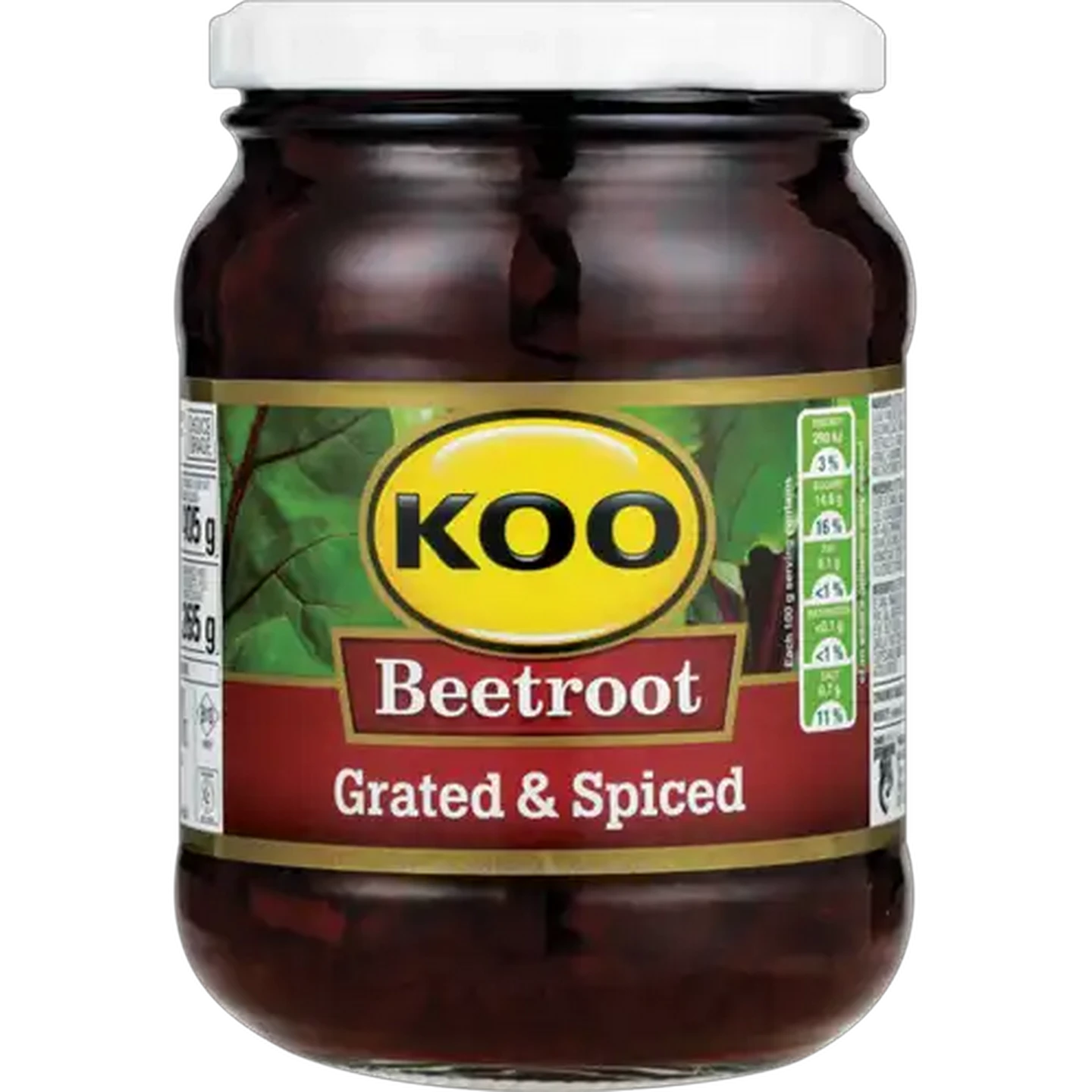 Image of KOO Grated & Spiced Beetroot 405g