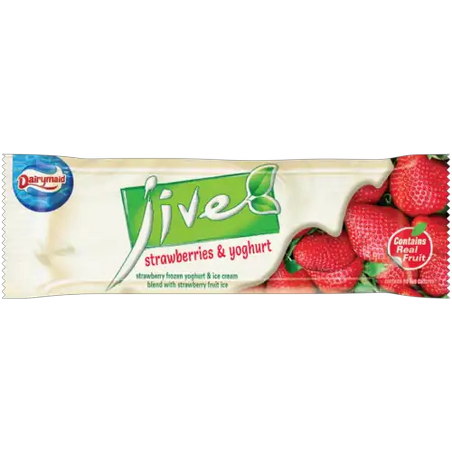 Image of Dairymaid Jive Strawberry & Yoghurt Ice Cream 90ml