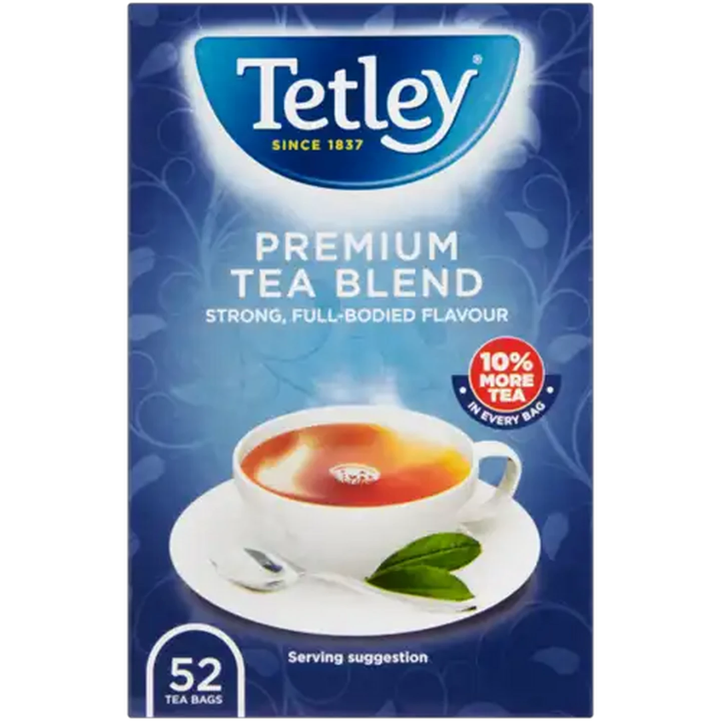 Image of Tetley Premium Tea Blend Tea Bags 52 Pack