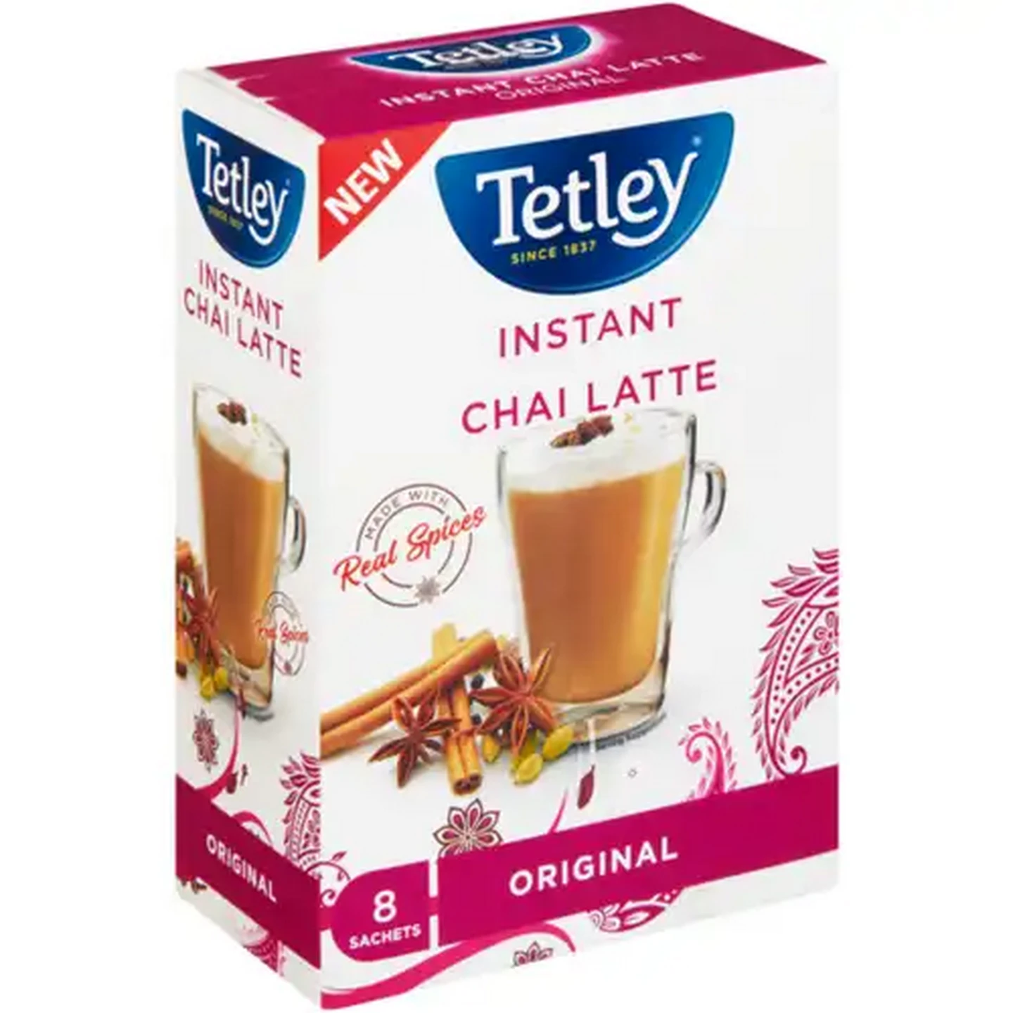 Image of Tetley Original Instant Chai Latte 8 x 22g