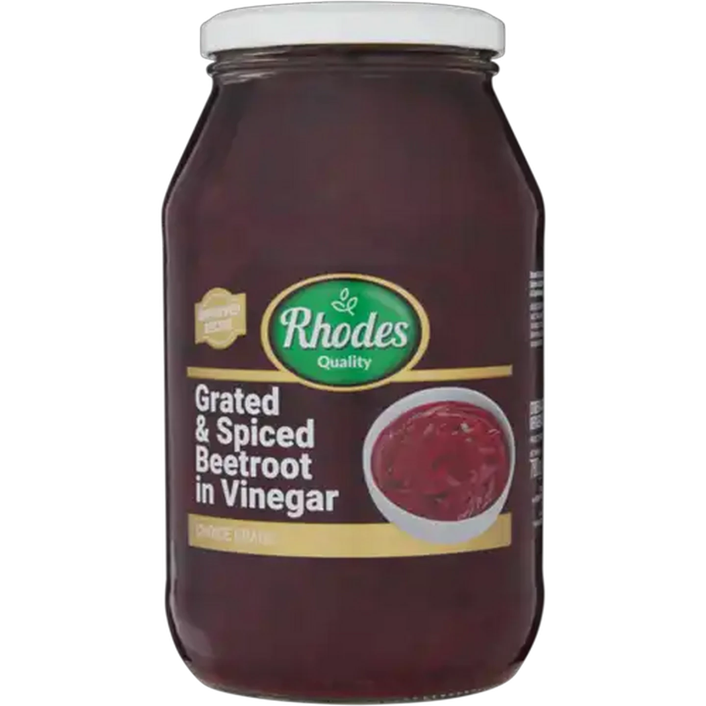 Image of Rhodes Quality Grated & Spiced Beetroot in Vinegar 780g