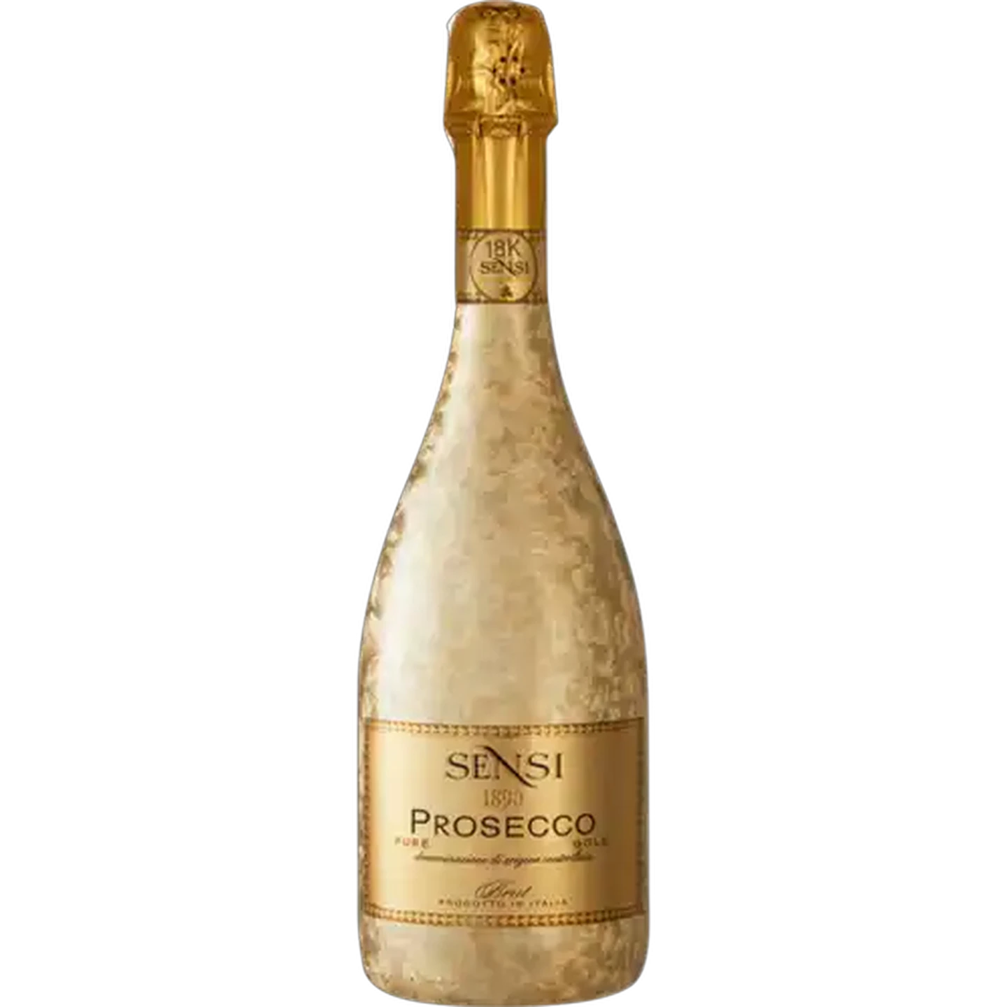 Image of Sensi 18K Gold Prosecco Brut Sparkling White Wine Bottle 750ml