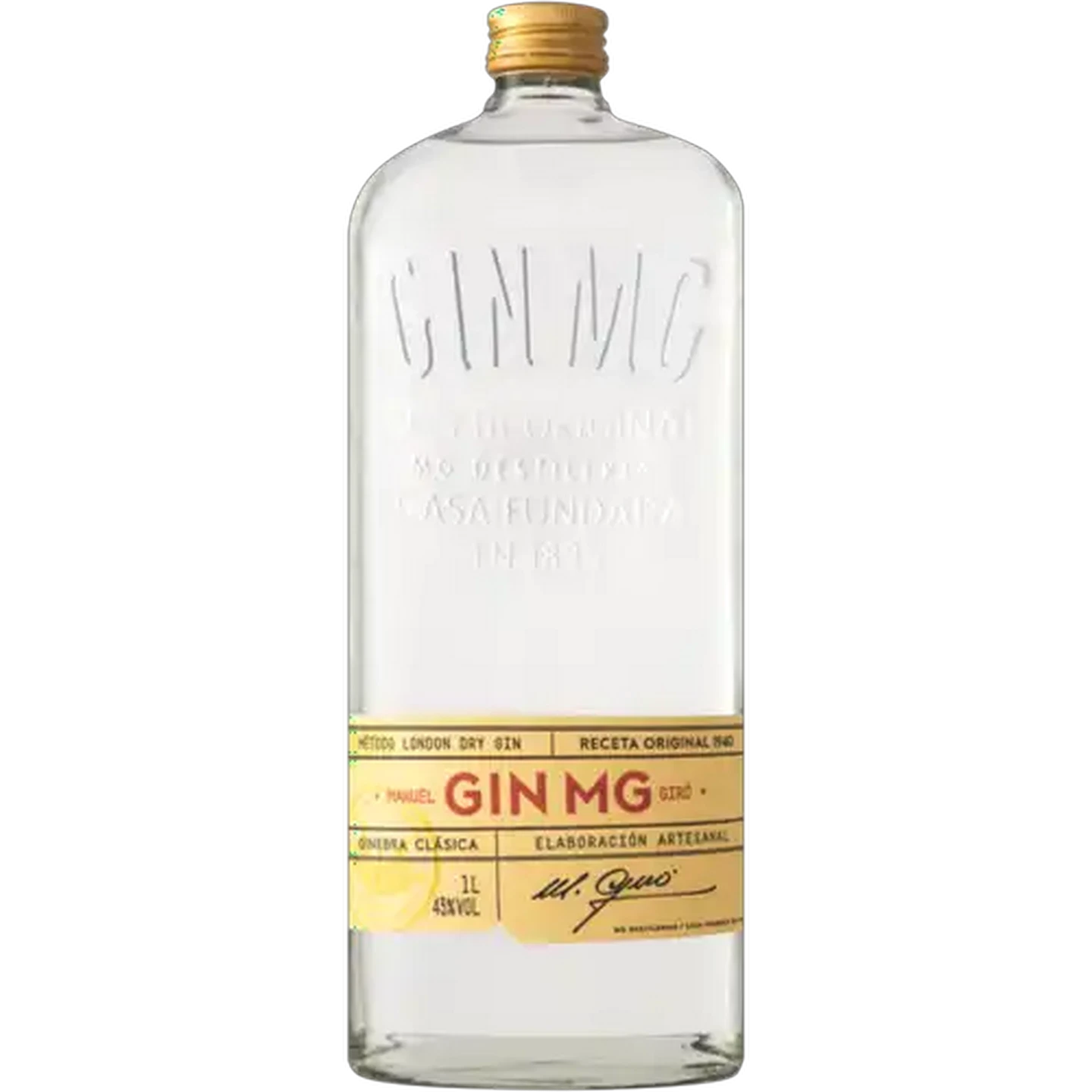 Image of GIN MG London Dry Gin Bottle 1L