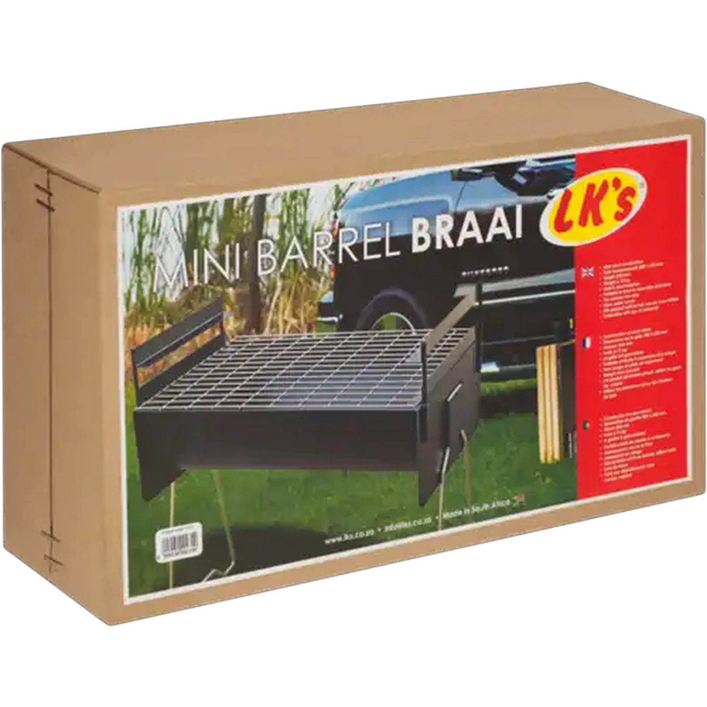 Image of LK's Mini Barrel Braai 585mm x 350mm