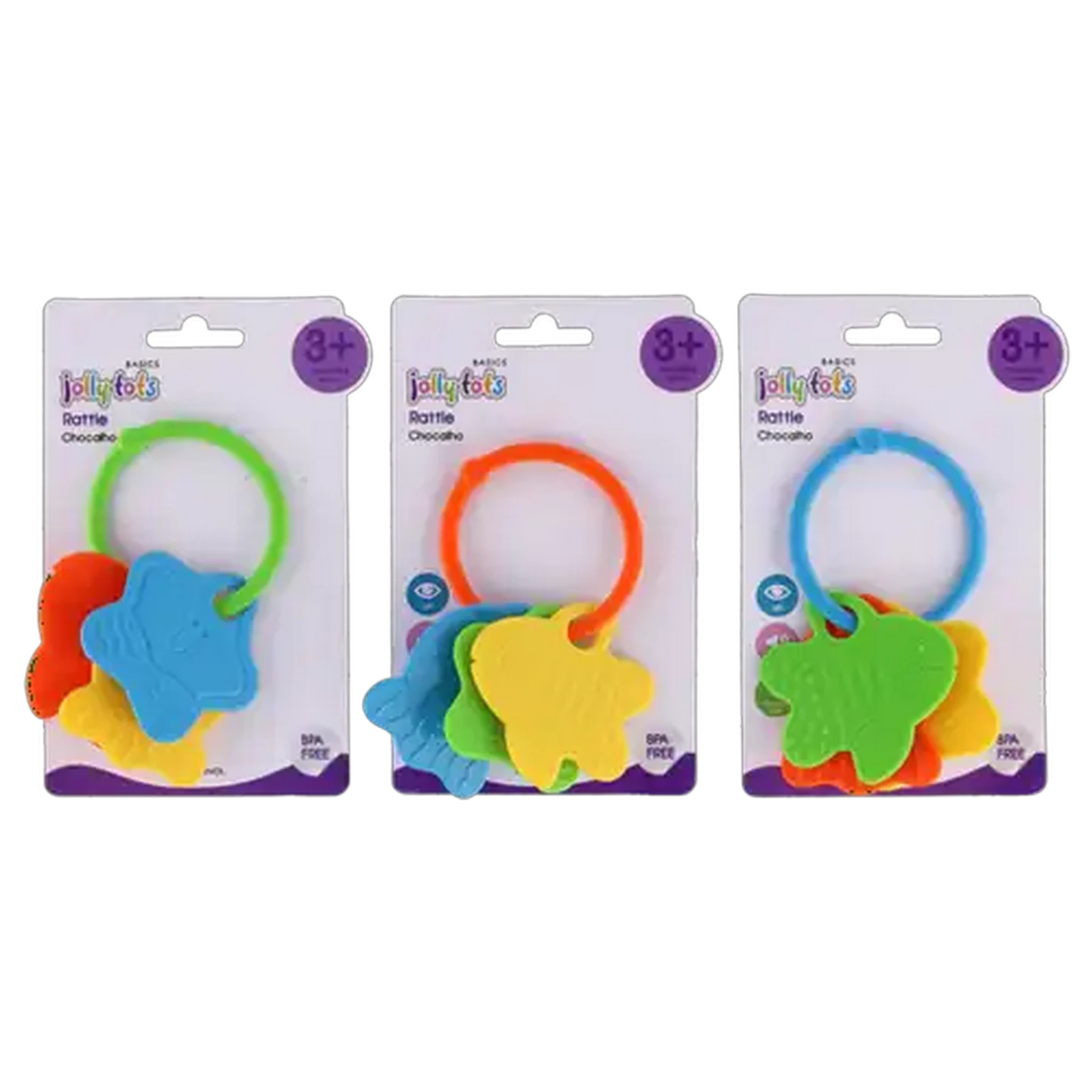 Image of Jolly Tots Rattle 3 Months+ (Colour May Vary)