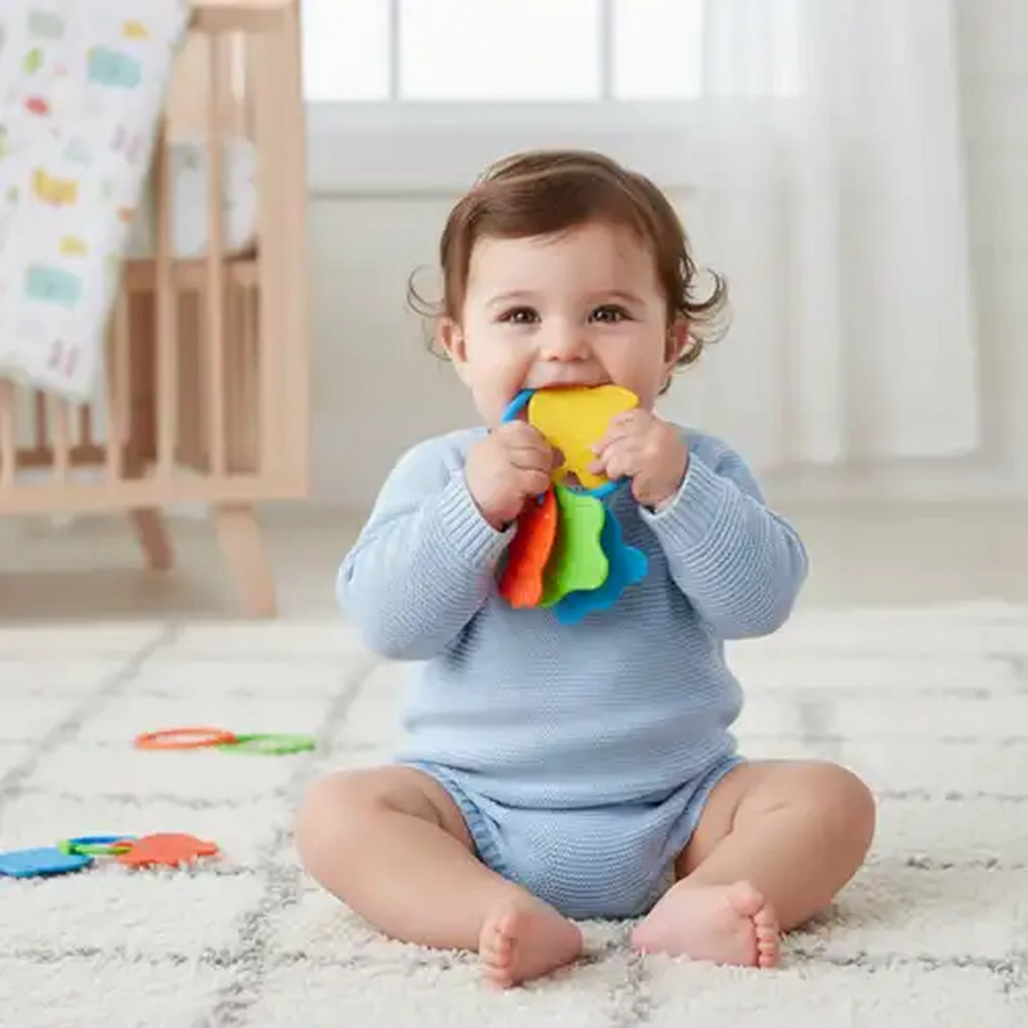 Image of Jolly Tots Rattle 3 Months+ (Colour May Vary)