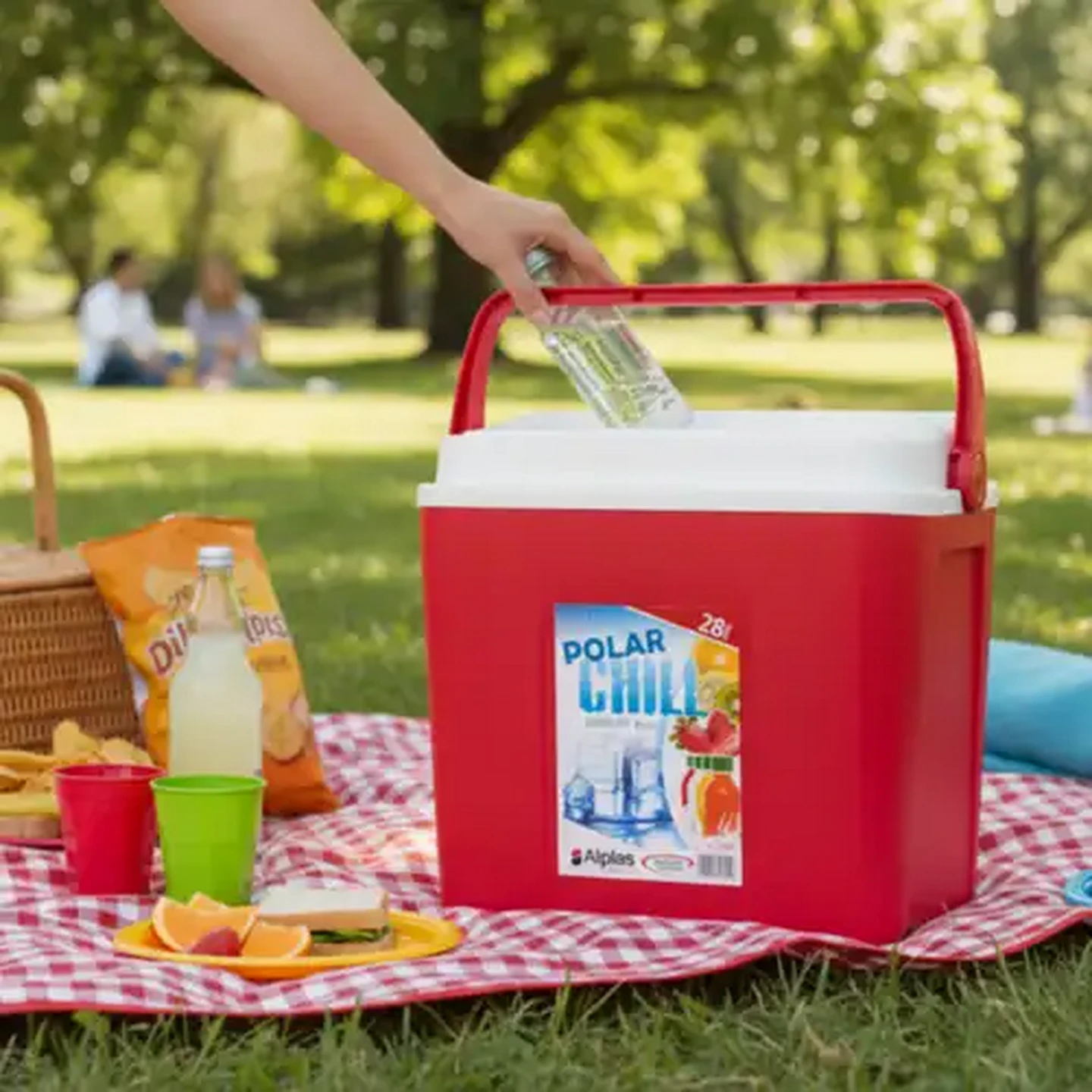 Image of Alplas Plastics Polar Chill Cooler Box 28L (Colour May Vary)