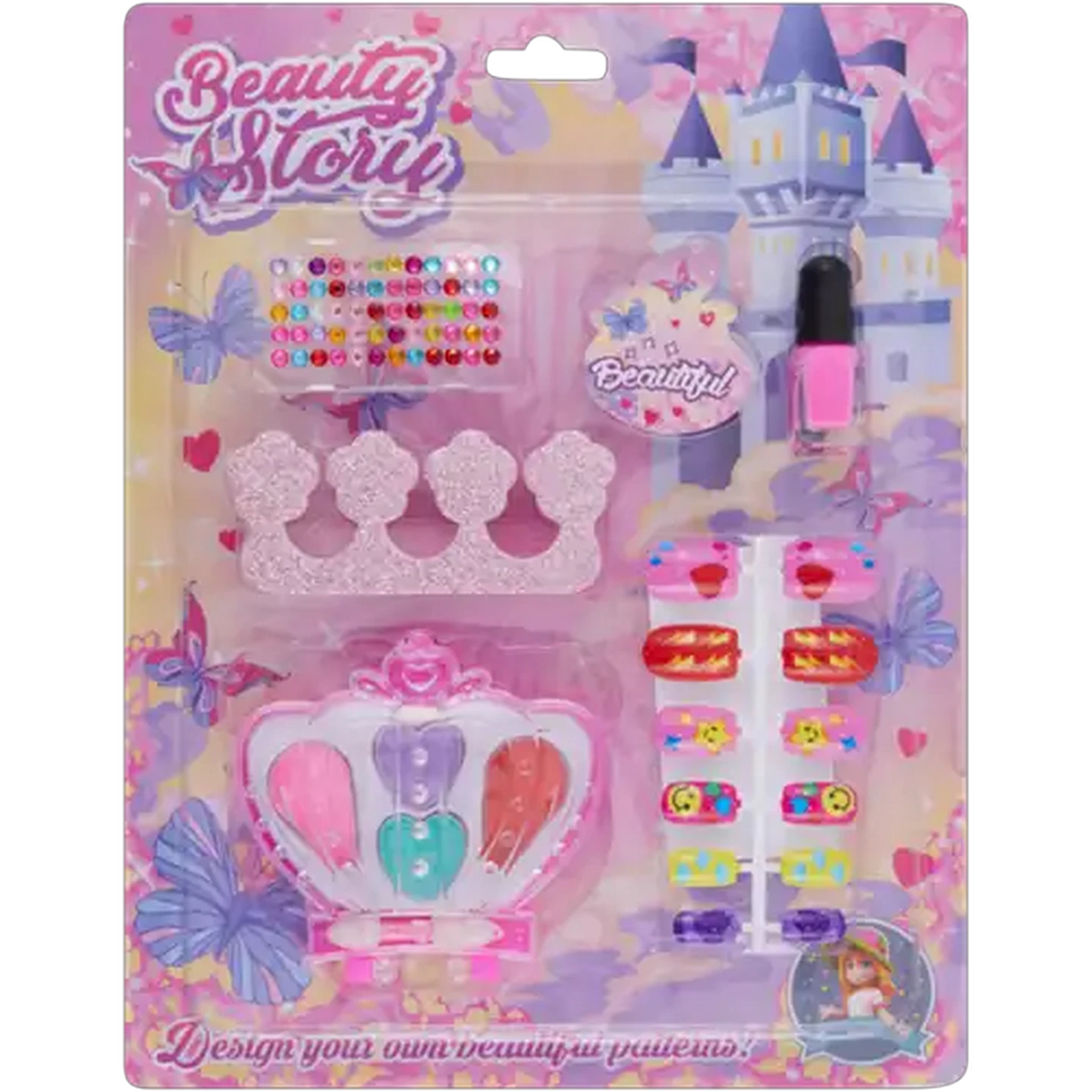 Image of Beauty Story Makeup & Nails Set (Design May Vary)
