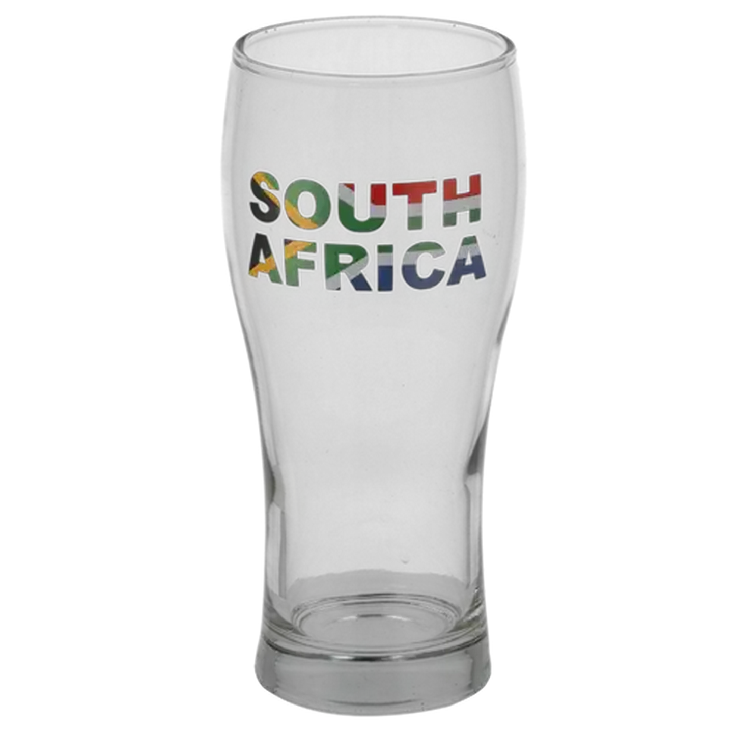 Image of South African Flag Beer Glass 570ml