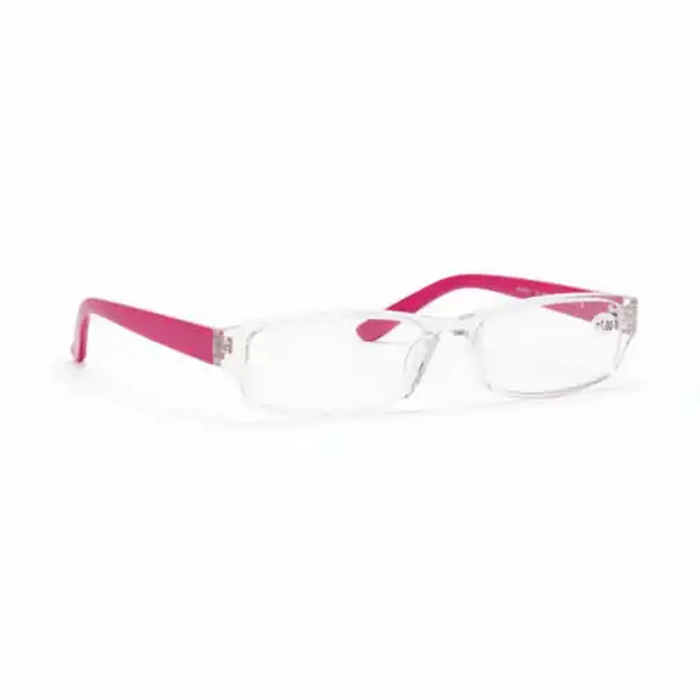 Image of LENZO Designer Eyes Pink +1.0 Slim Reading Glasses