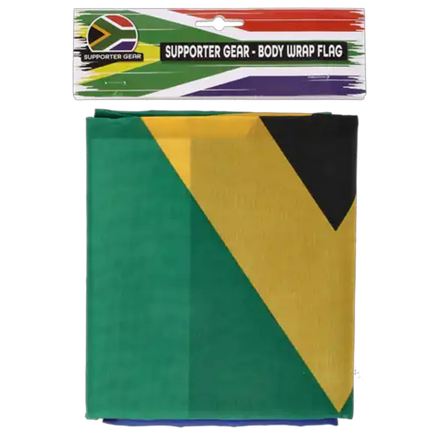 Image of South African Supporter Gear Body Wrap Flag 98 x 147cm