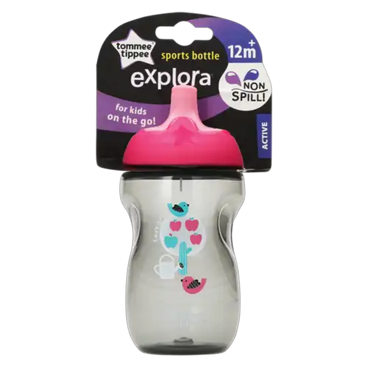 Image of Tommee Tippee Explora Active Sports Bottle 12 + Months 300ml (Colour May Vary)