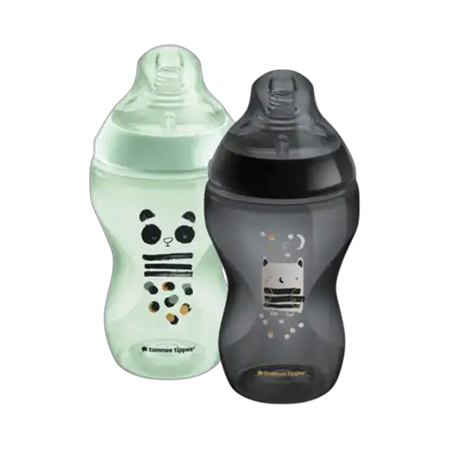 Image of Tommee Tippee Deco Boy Bottle 3 Months + 340ml (Design May Vary)