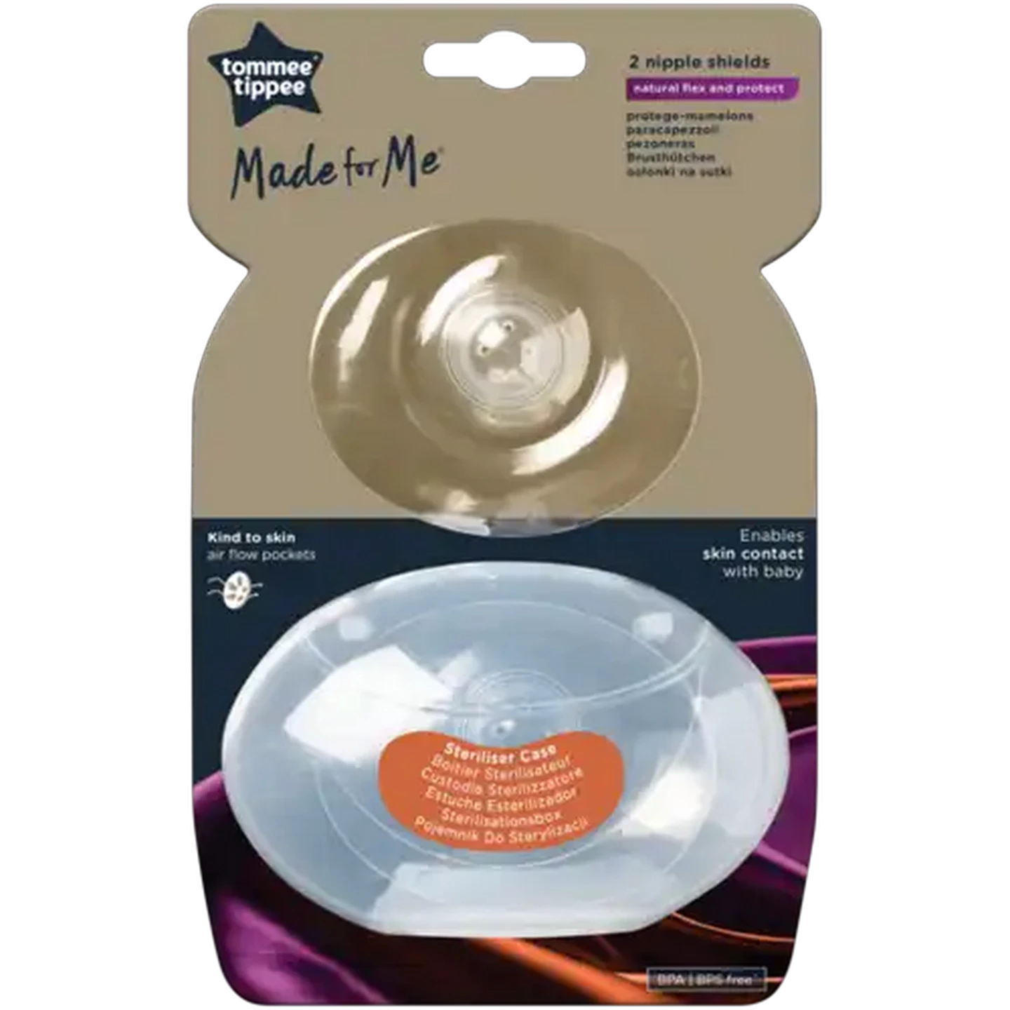 Image of Tommee Tippee Closer to Nature Nipple Shields 2-Pack
