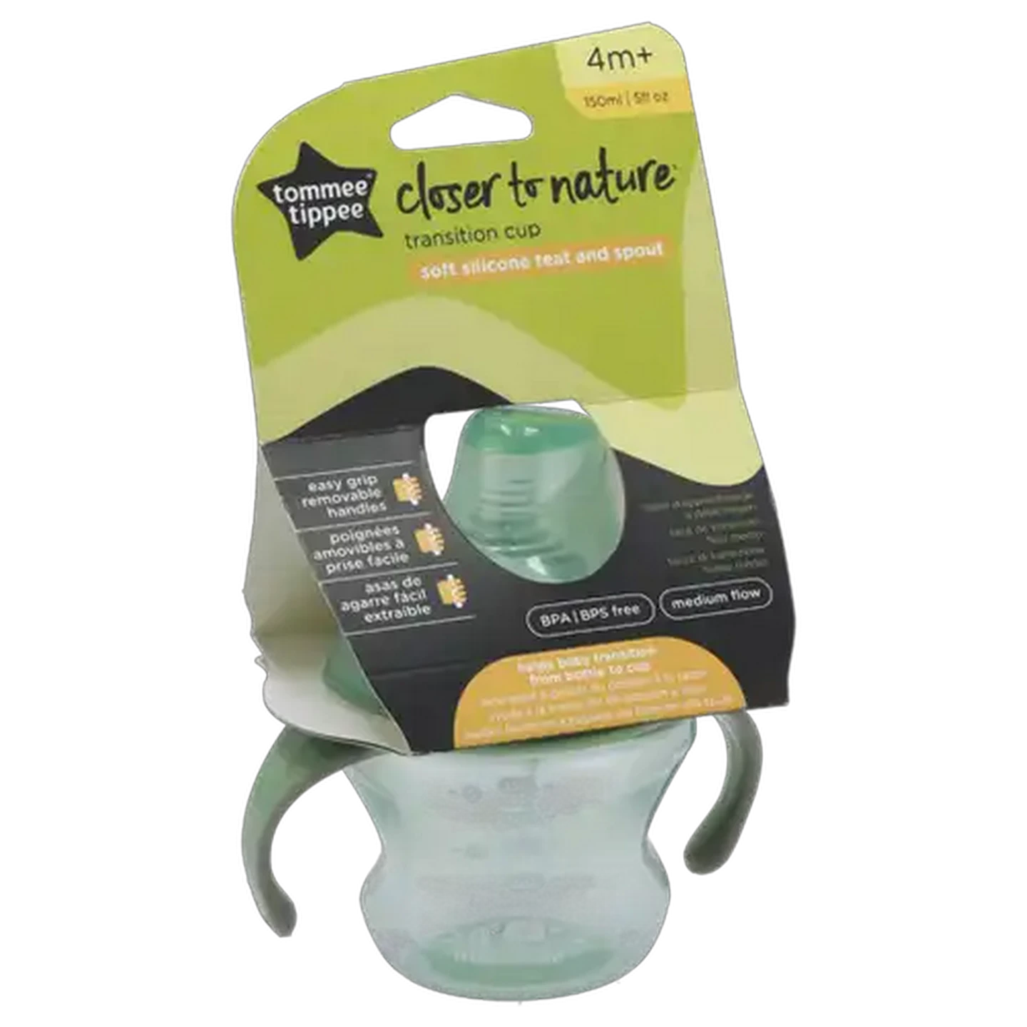 Image of Tommee Tippee Transition Cup 150ml 4 Months+ (Design May Vary)
