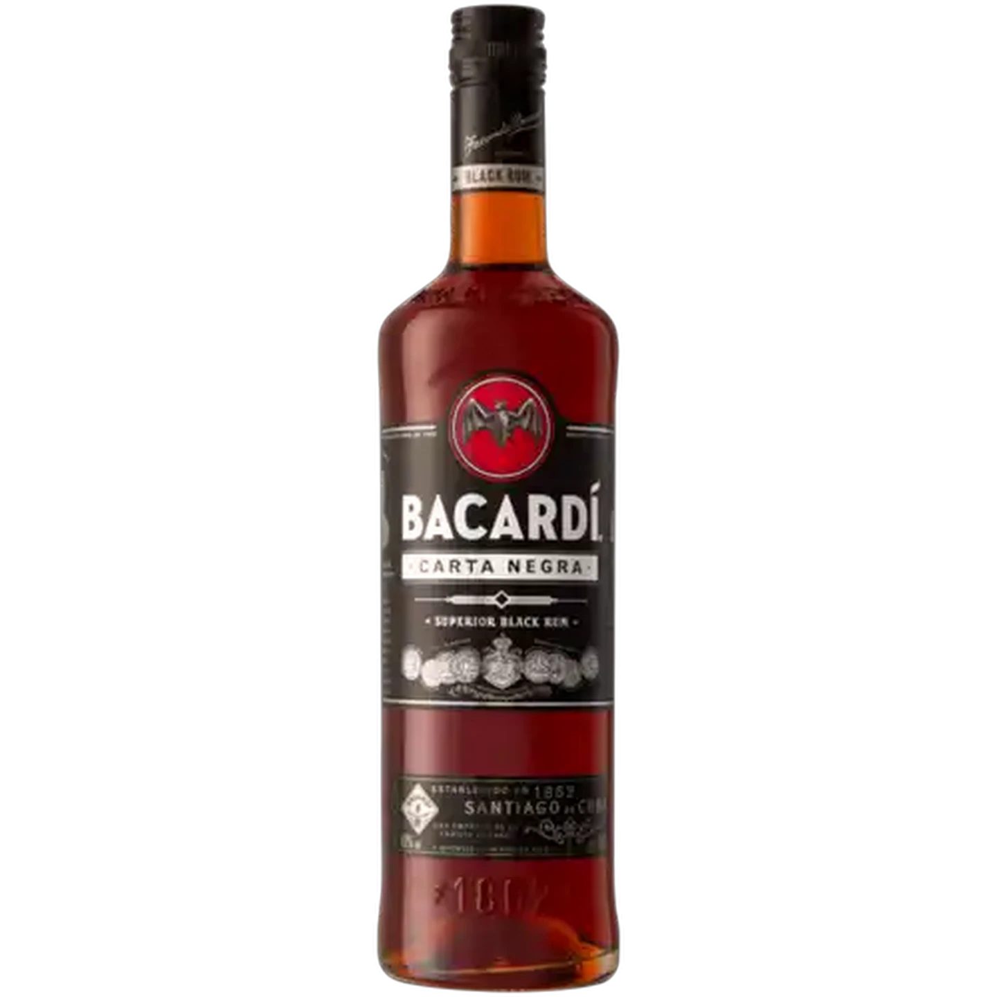 Image of BACARDÍ Carta Negra Rum Bottle 750ml