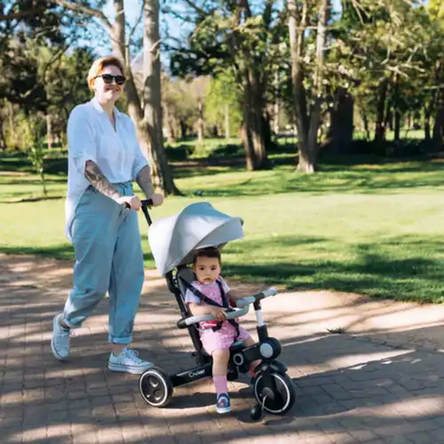 Image of Noola Cruiser 3-in-1 Grey Trike