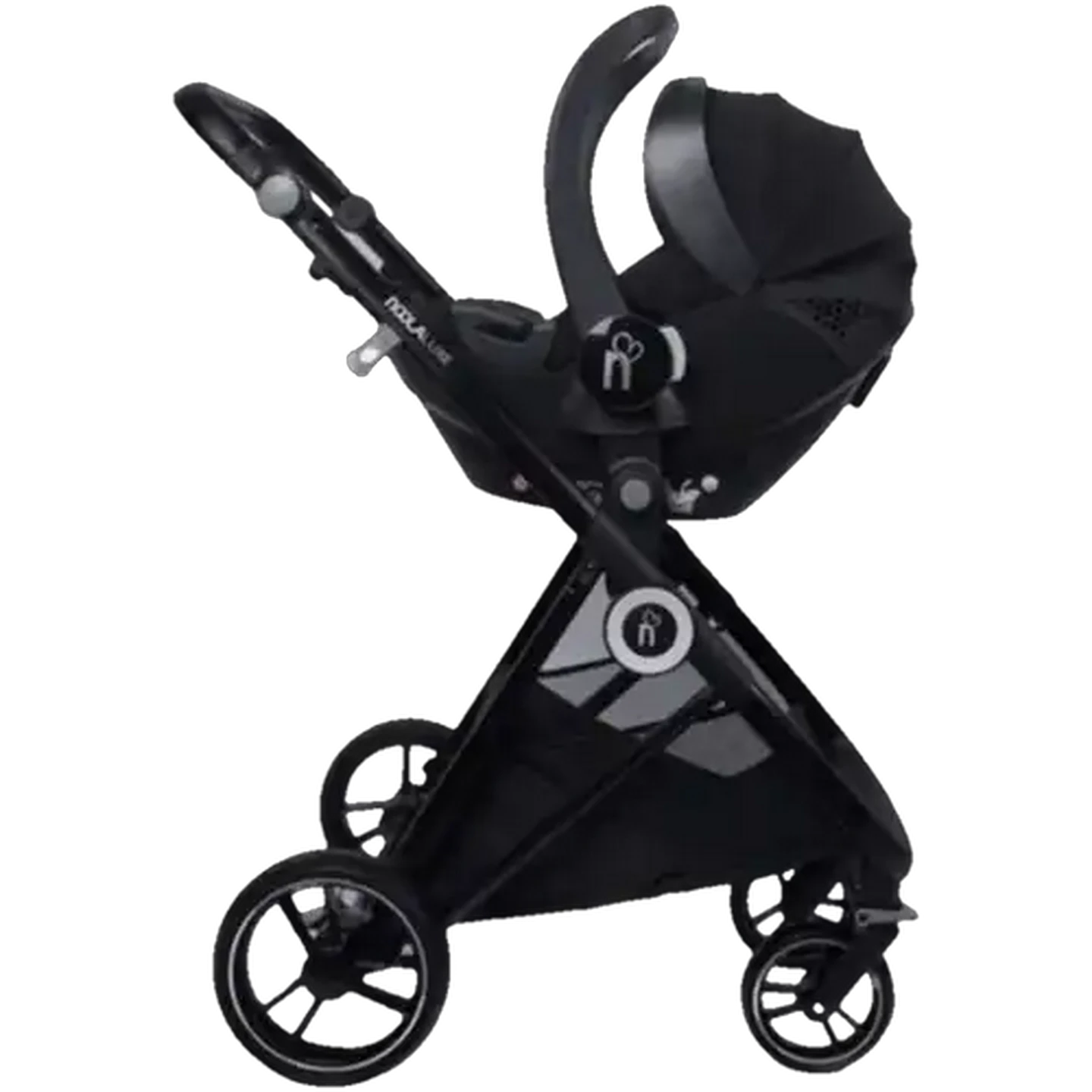 Image of Noola Black Luxe 2-in-1 Stroller