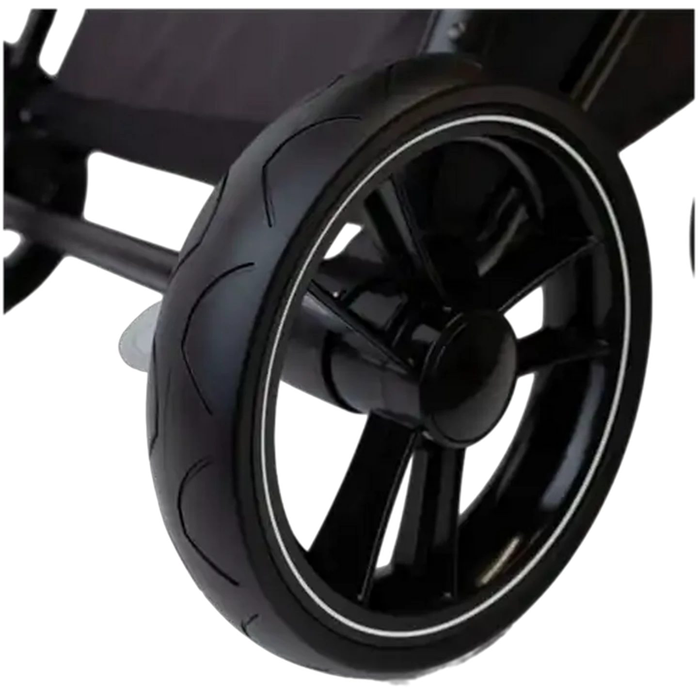 Image of Noola Black Luxe 2-in-1 Stroller