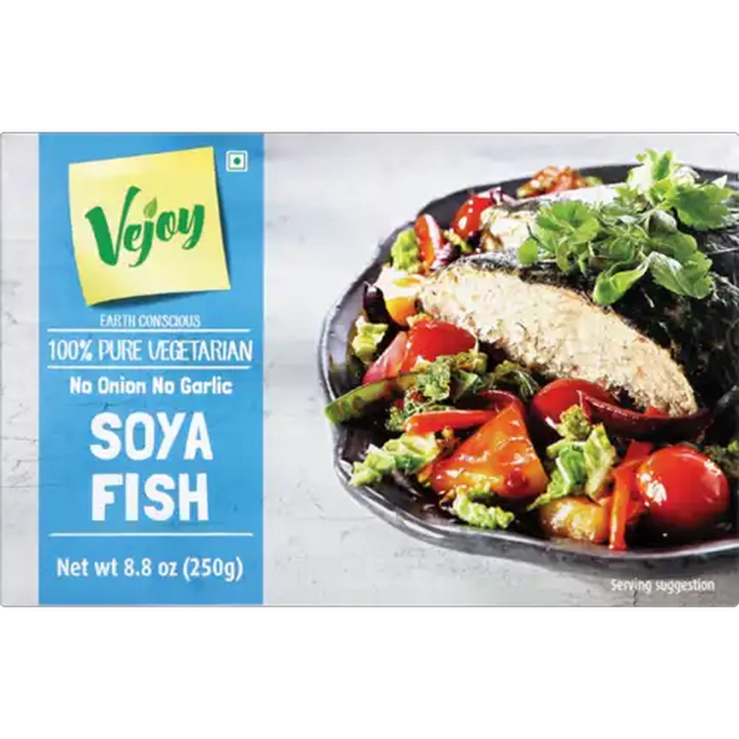 Image of Vejoy Frozen 100% Pure Vegetarian Soya Fish 250g