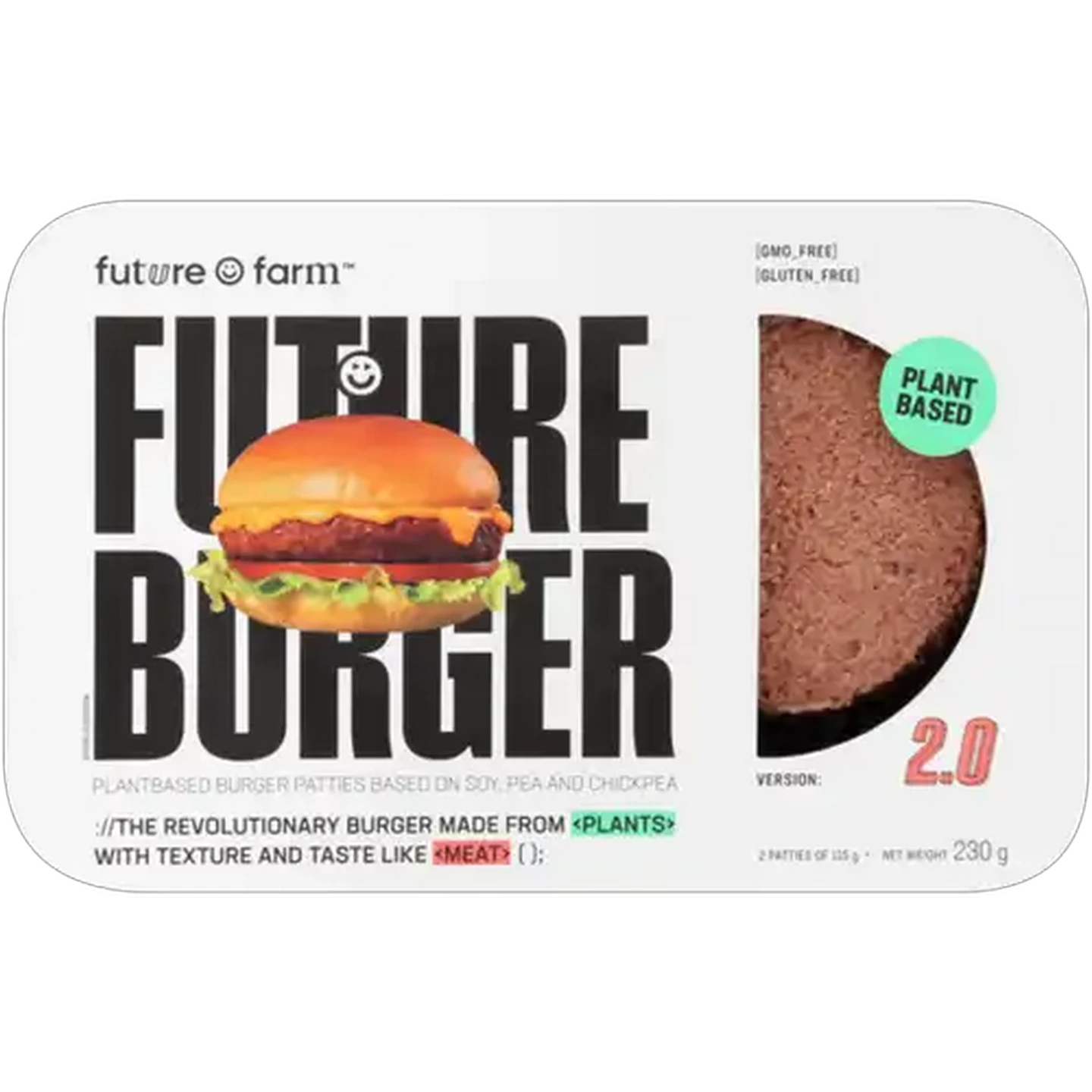 Image of Future Farm Frozen Vegetarian Burger 230g