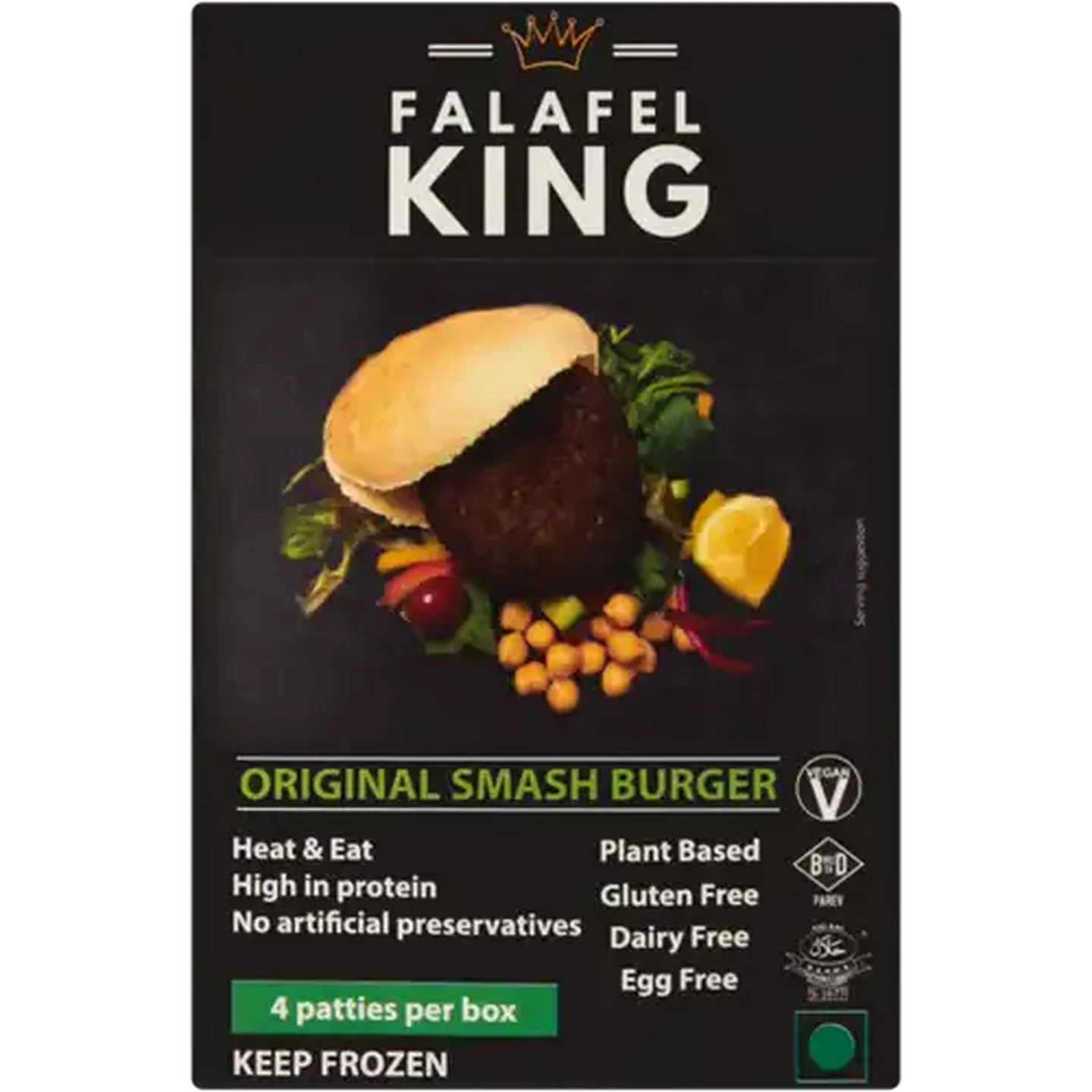 Image of Falafel King Frozen Original Smash Burgers 280g