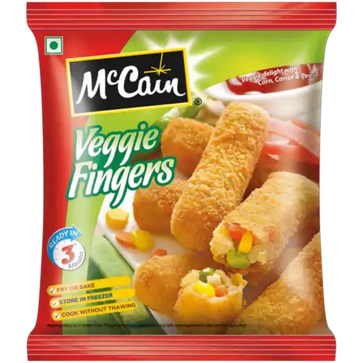 Image of McCain Frozen Veggie Fingers 400g
