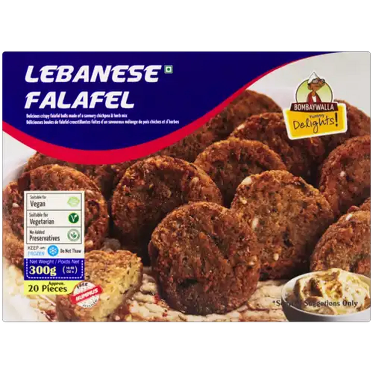 Image of Bombaywalla Frozen Lebanese Falafel 300g
